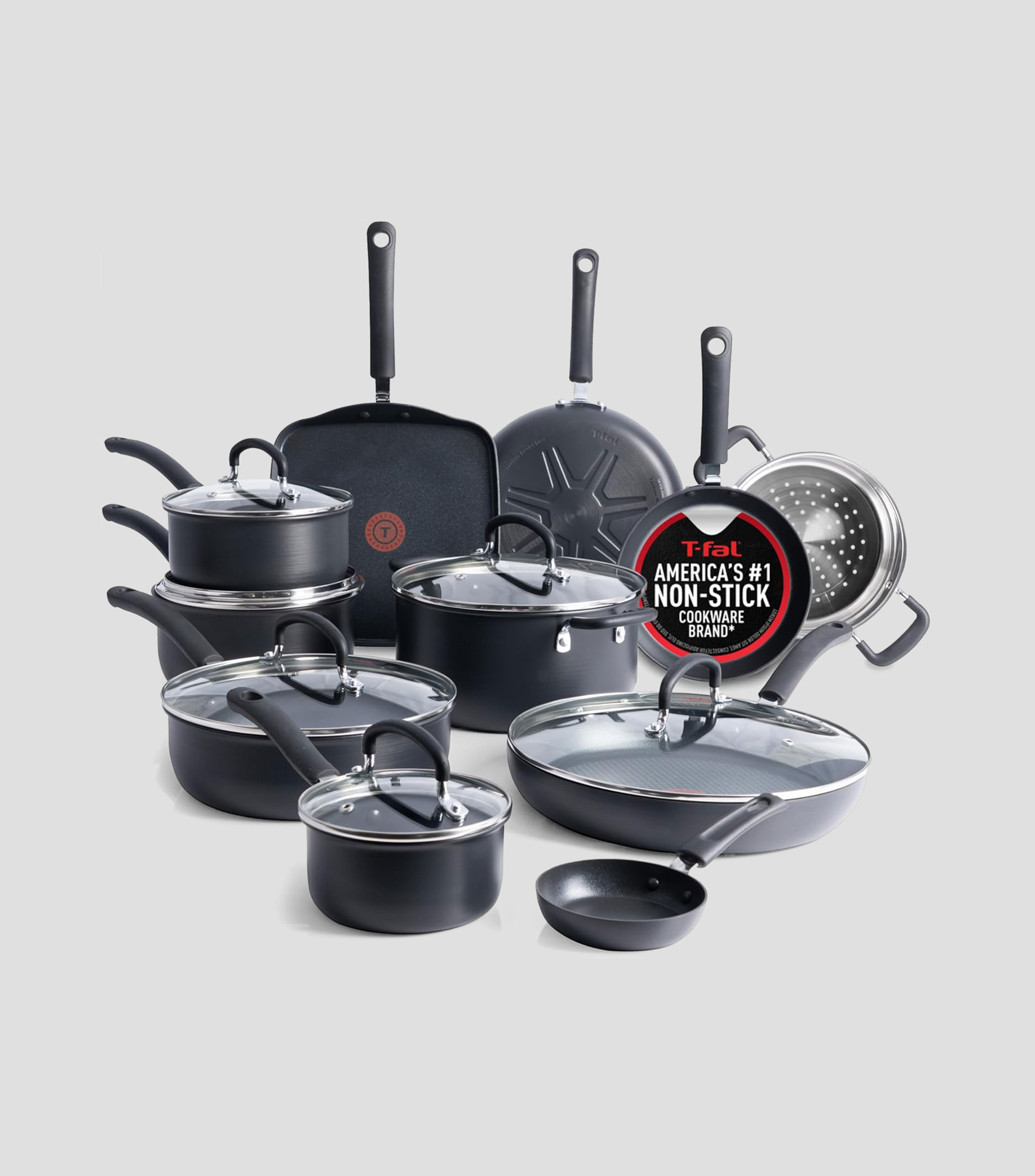Batería de cocina en aluminio Ultimate 17 piezas