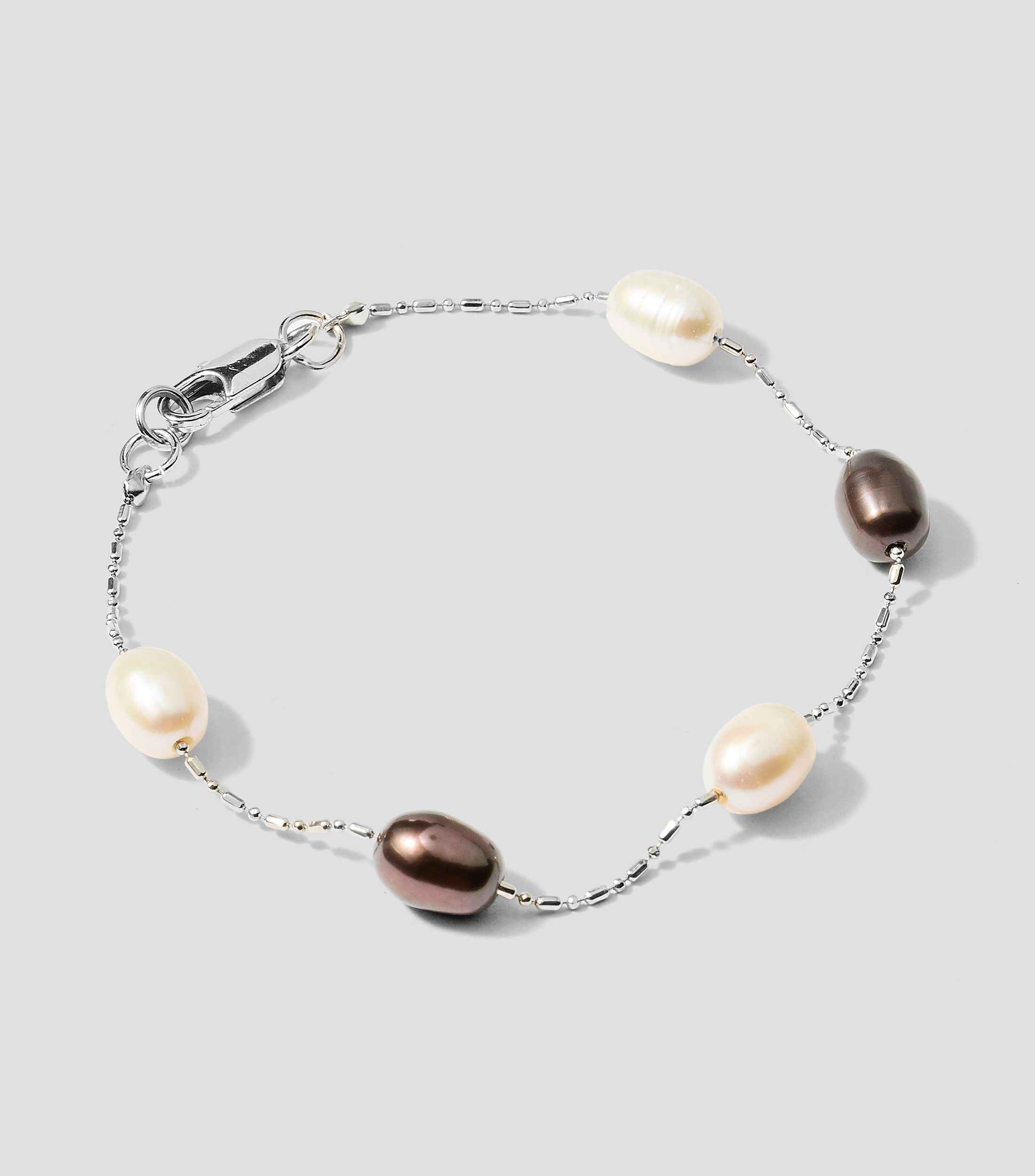 Pulsera en Plata .925 con perlas Mujer
