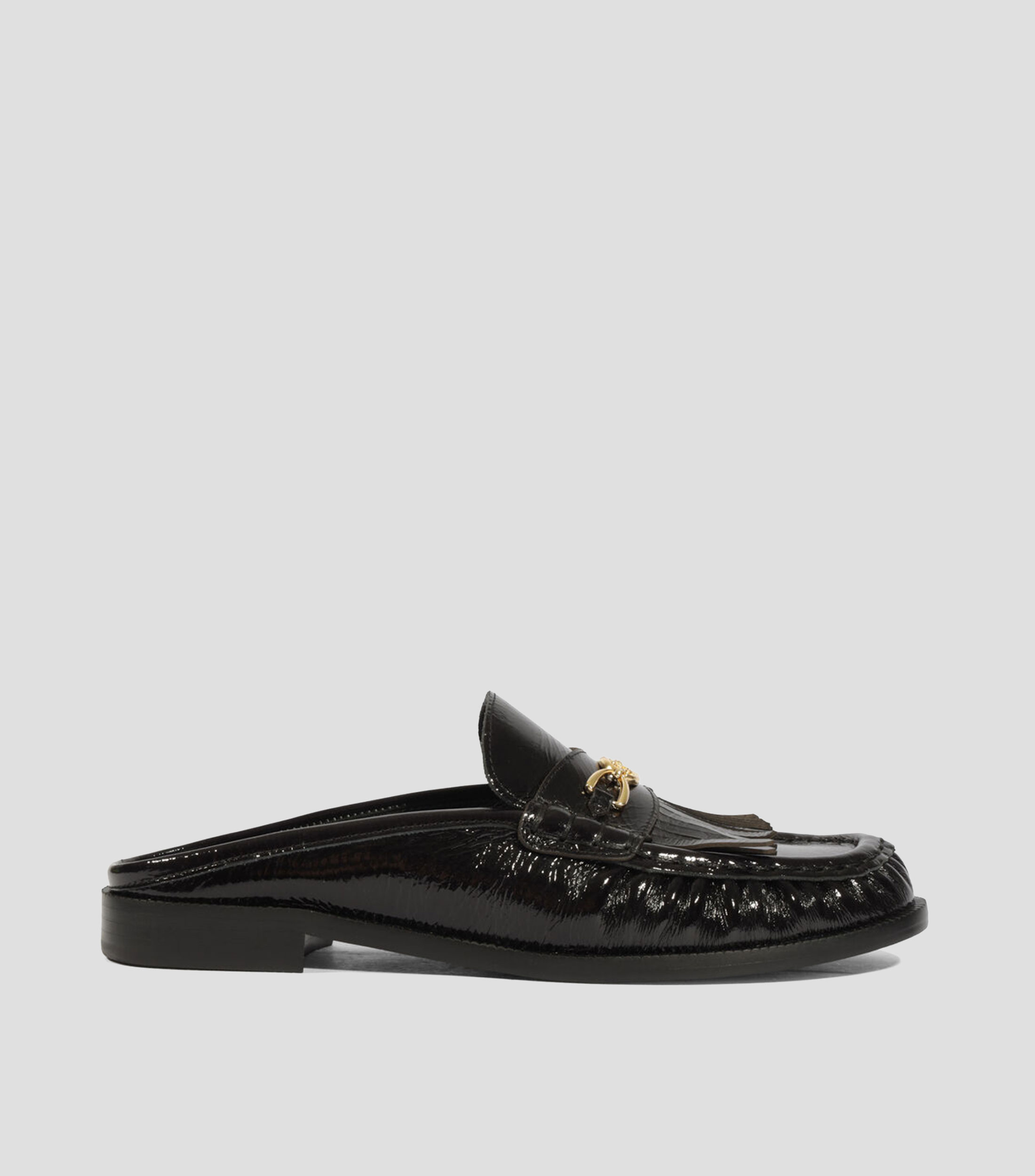 Zapatos tipo mule en piel Mujer