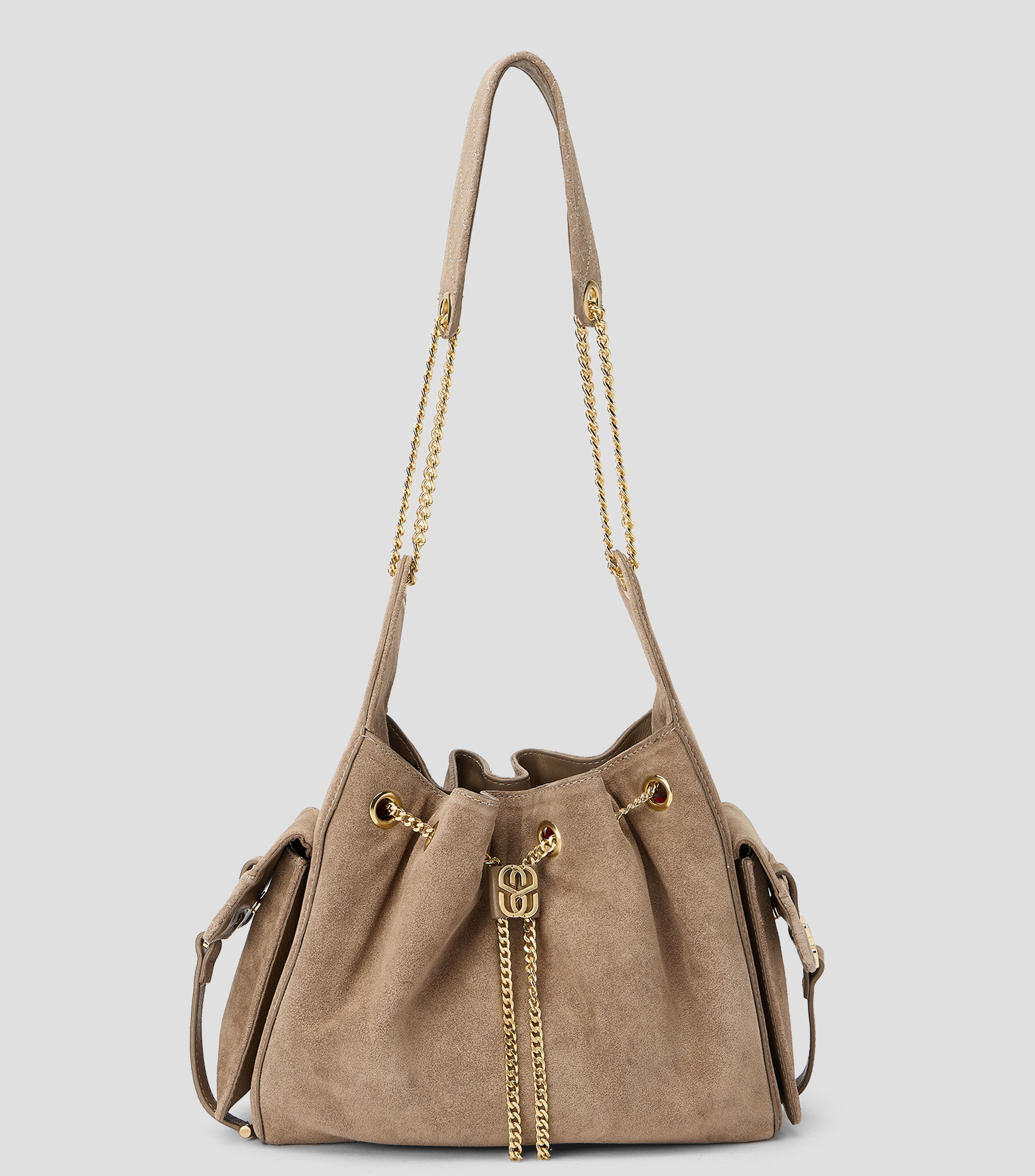 Bolsa Shoulder en piel vacuna Lilibet lisa Mujer