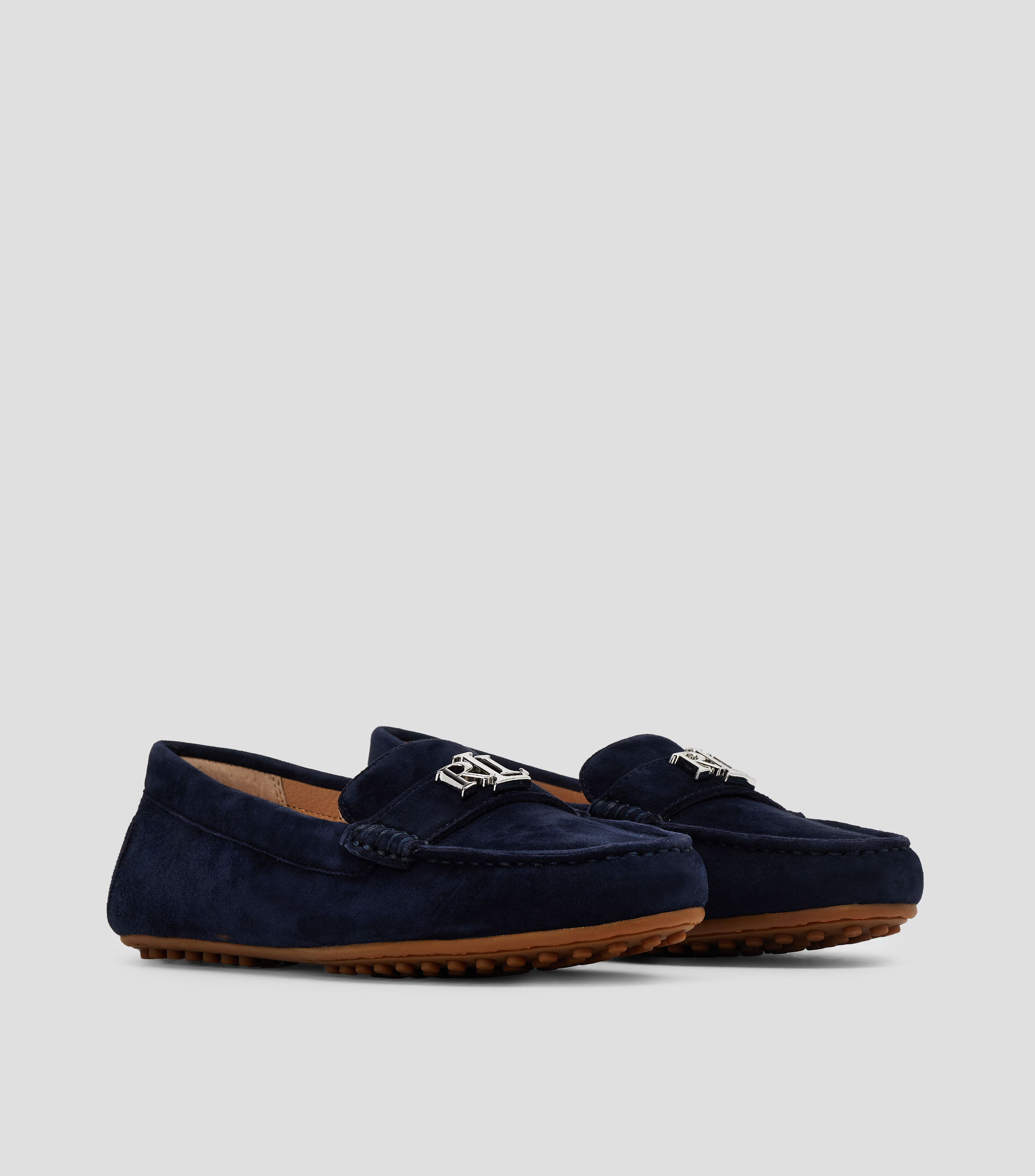 Mocasines Barnsbury de piel con monogram Mujer