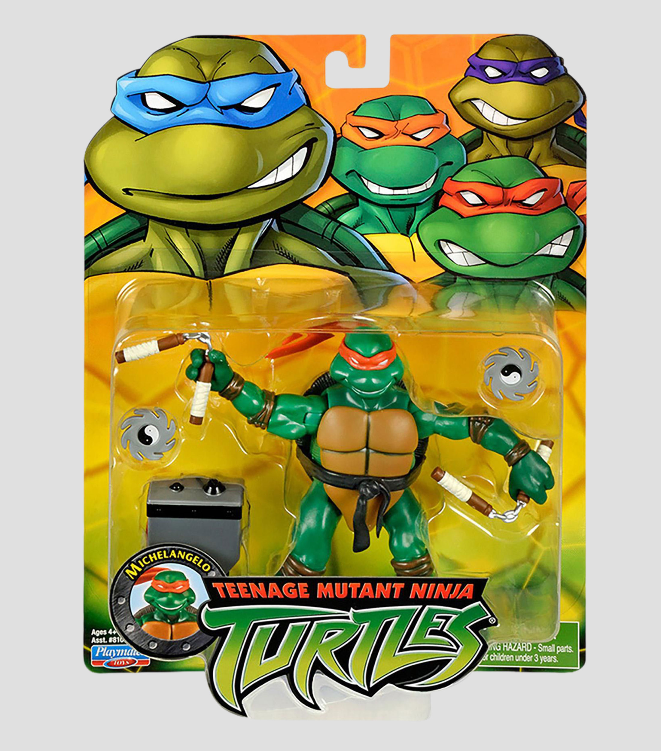 Figura de acción Coleccionable Estilo Vintage, TMNT - Miguel Ángel
