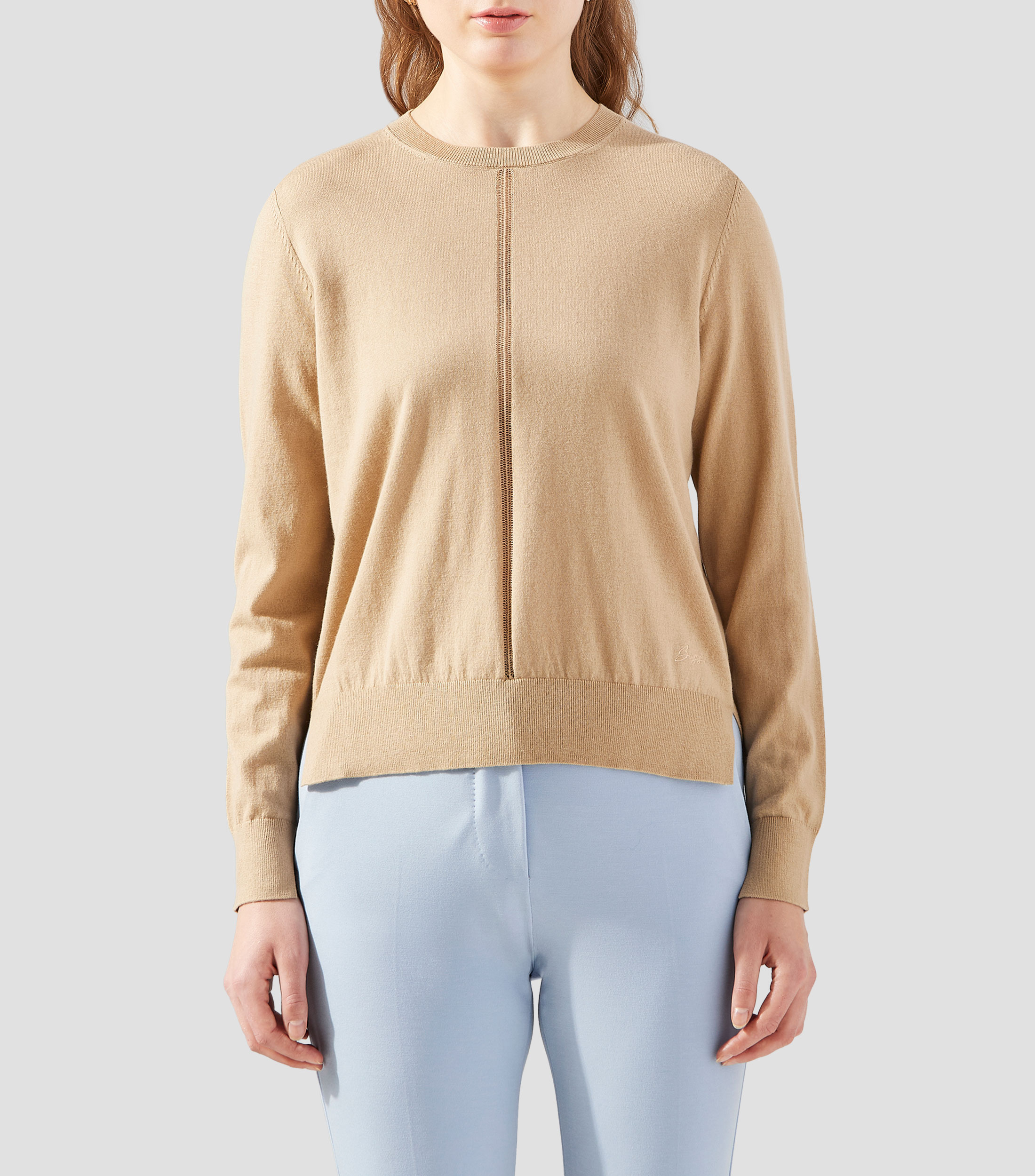 Suéter cuello redondo Mujer