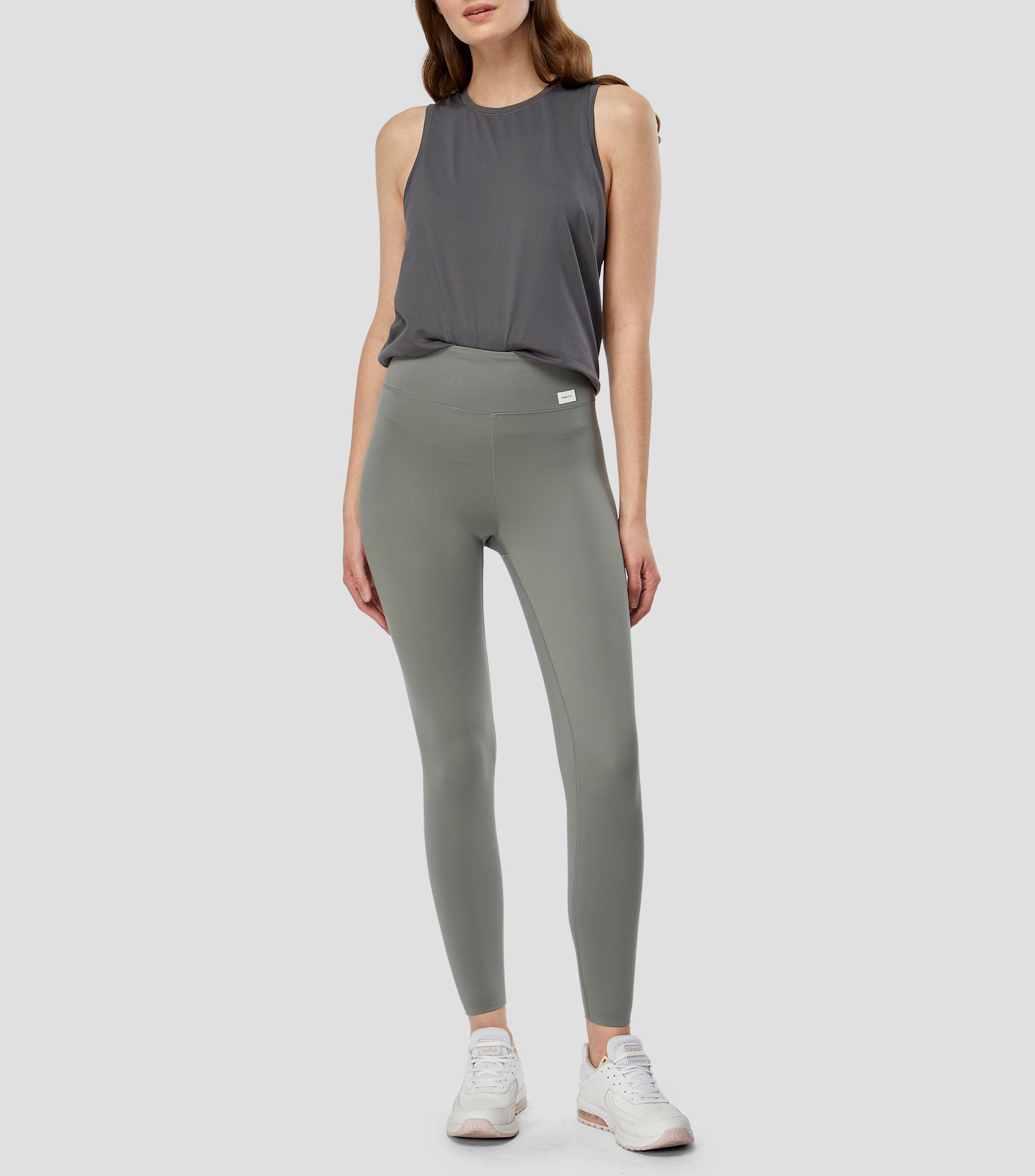 Leggings para entrenamiento liso Mujer