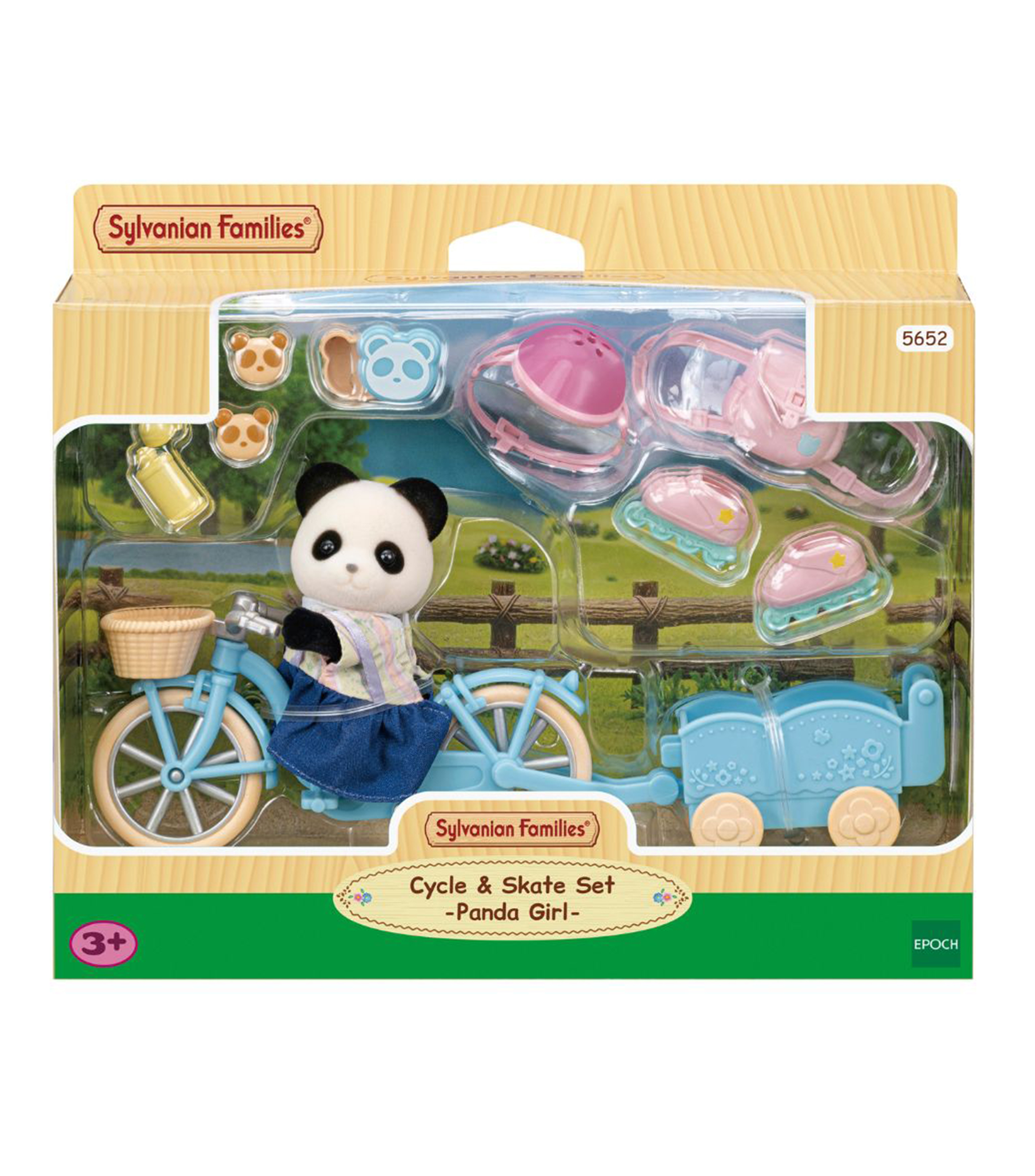 Playsets Cycle Skate Set Panda Girl