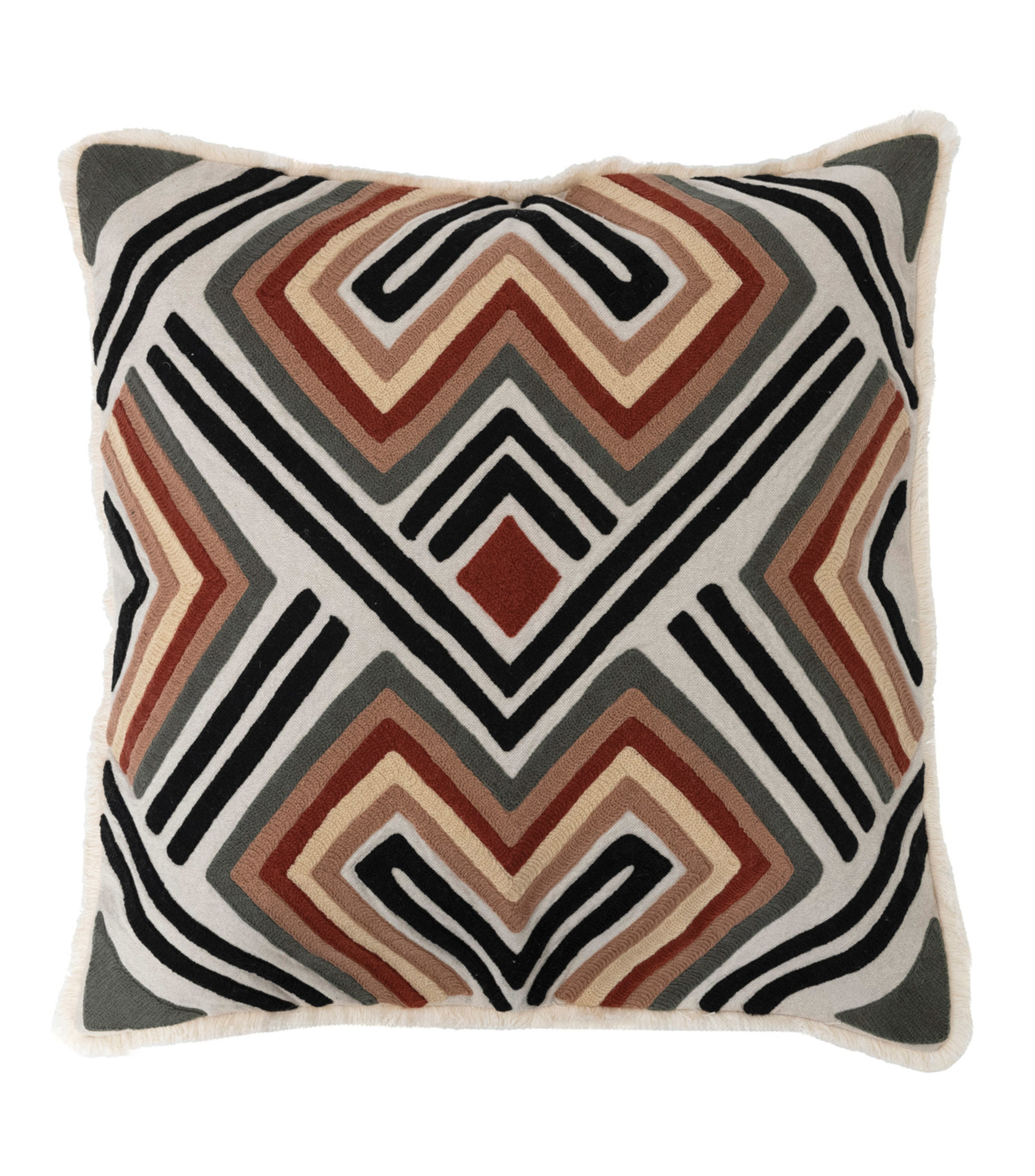 Creative CoOp Cojín decorativo Multicolor El Palacio de Hierro