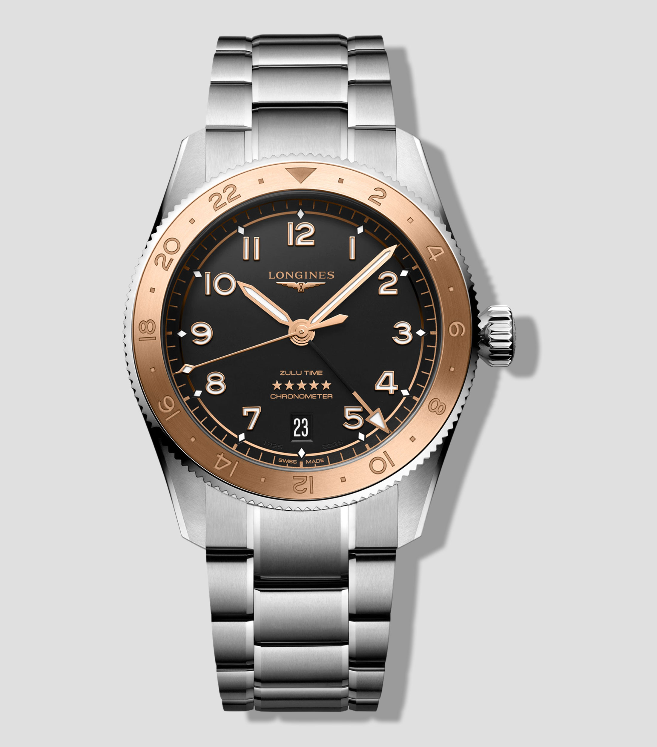 Reloj para hombre Spirit Zulu Edición especial, plateado