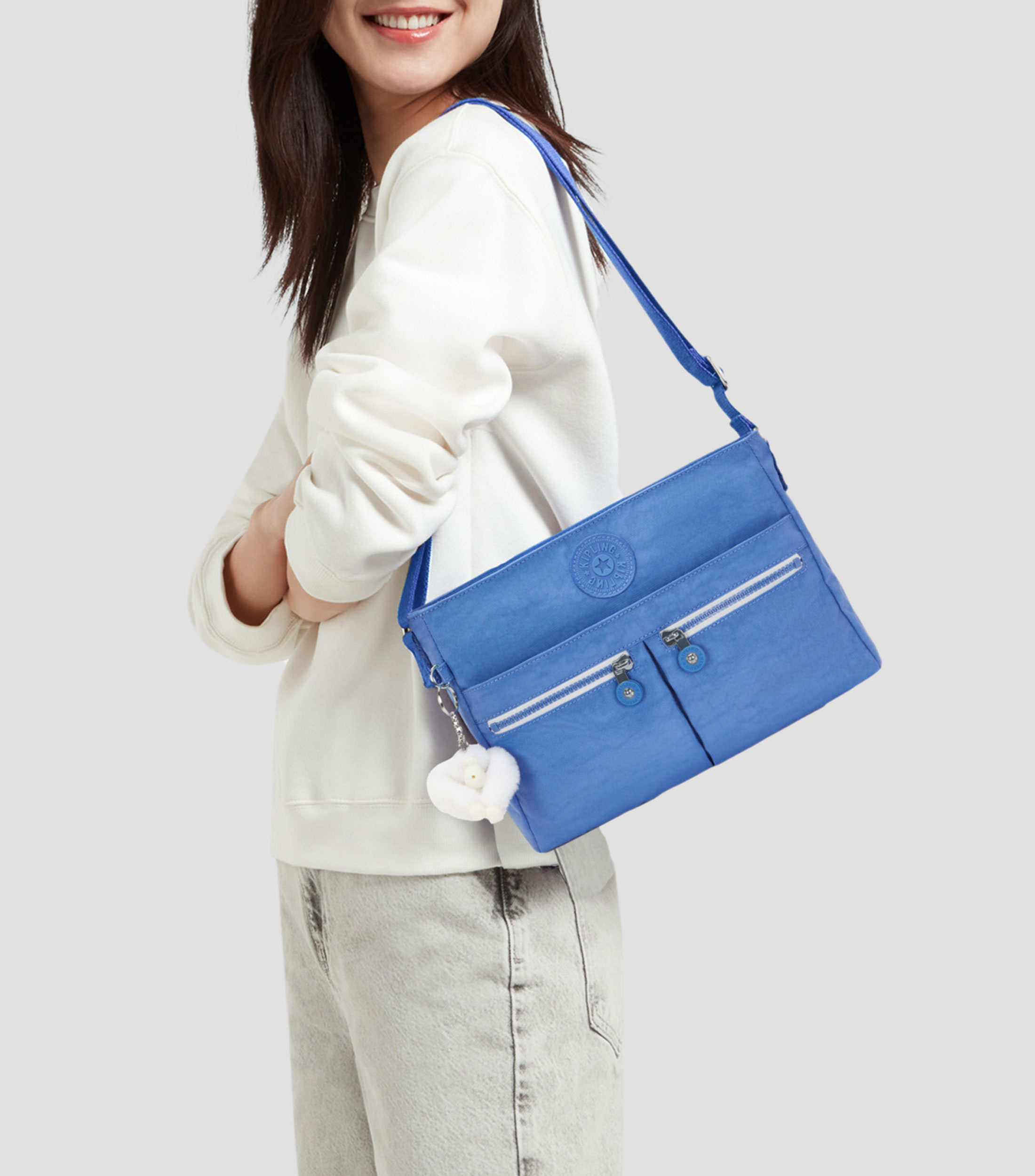 Bolsa Crossbody New Angie Cocktail Azul Mujer