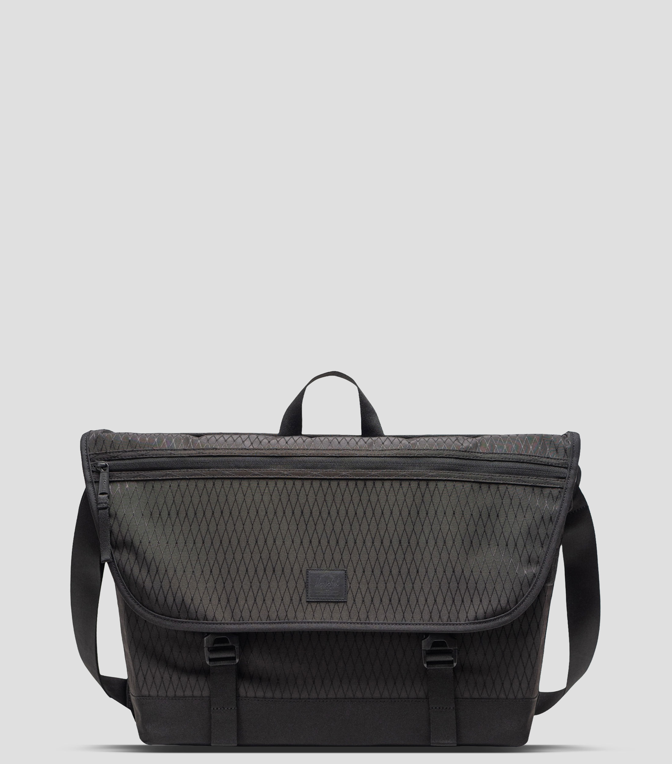Bolso Messenger texturizado Hombre