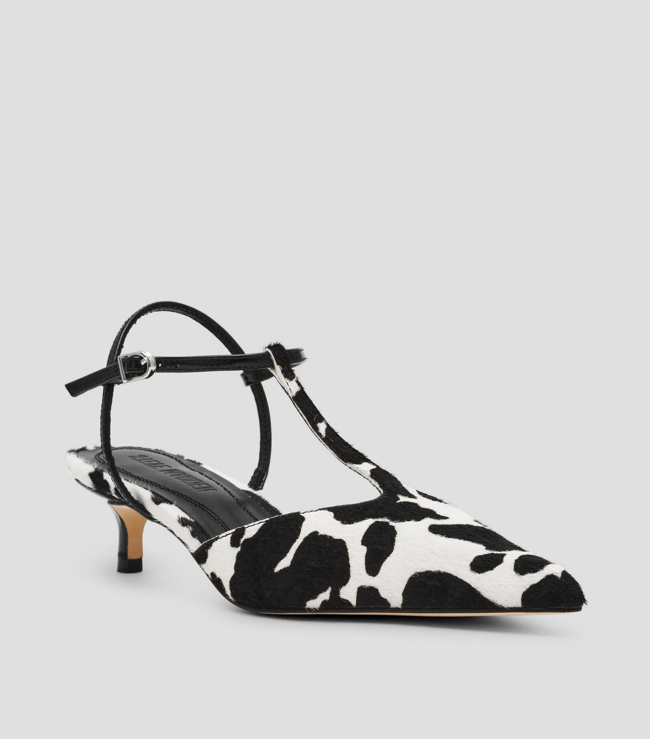 Zapatillas con Tacón Bajo Delgado Mujer