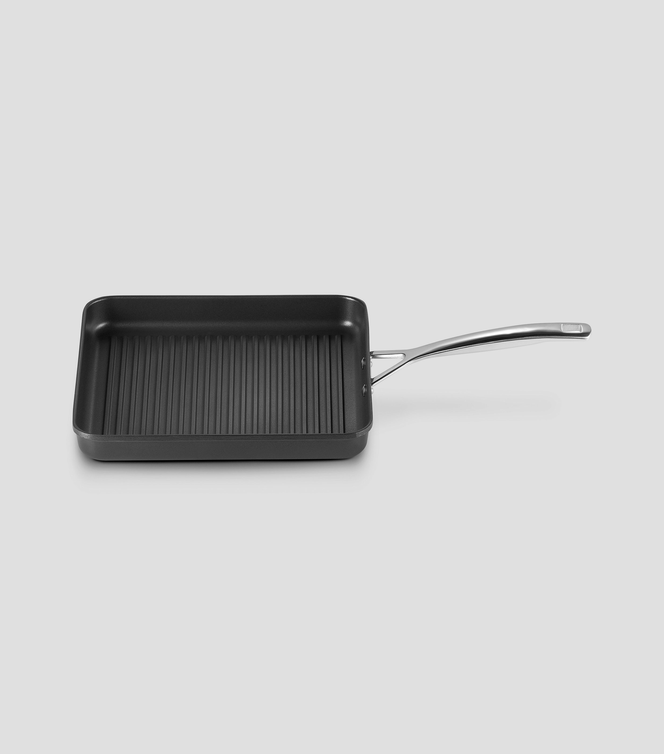 Sarten Grill Antiadherente Clasico cuadrado en aluminio 28 cm