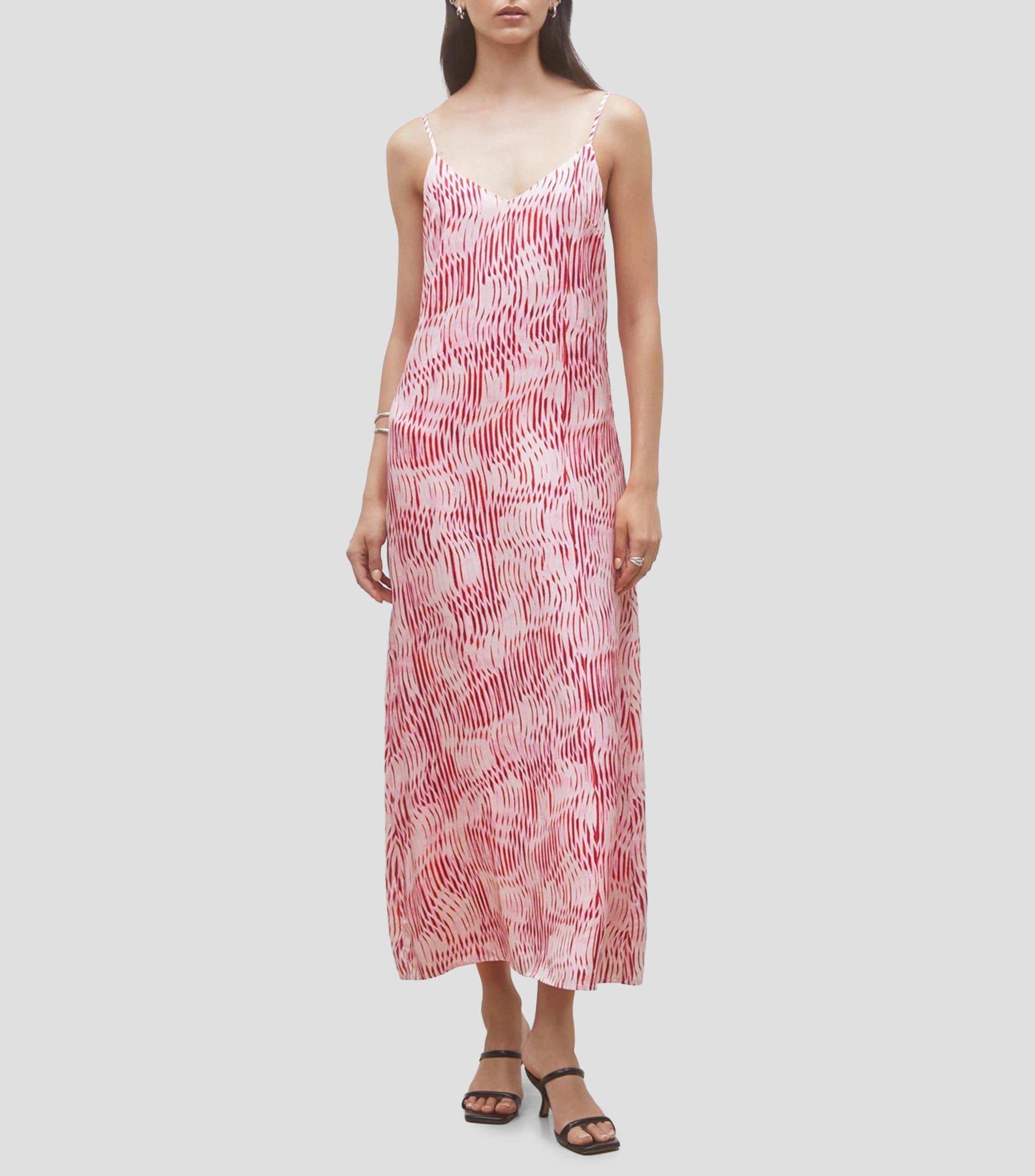 Vestido midi estampado Cesaria Mujer