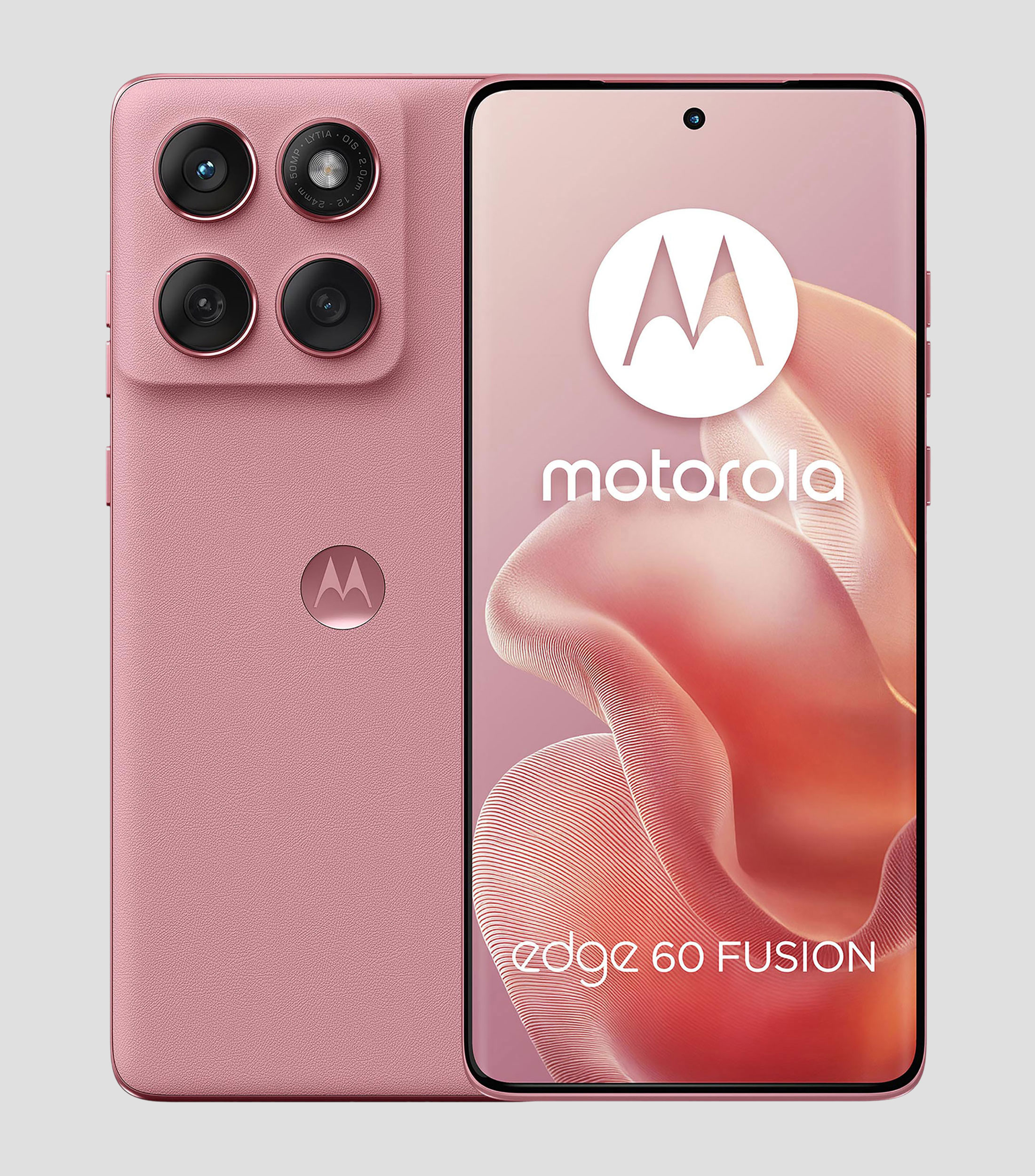 Celular Moto Edge 60 Fusion, 5G, 256 GB, 8 GB RAM, Rosa, desbloqueado
