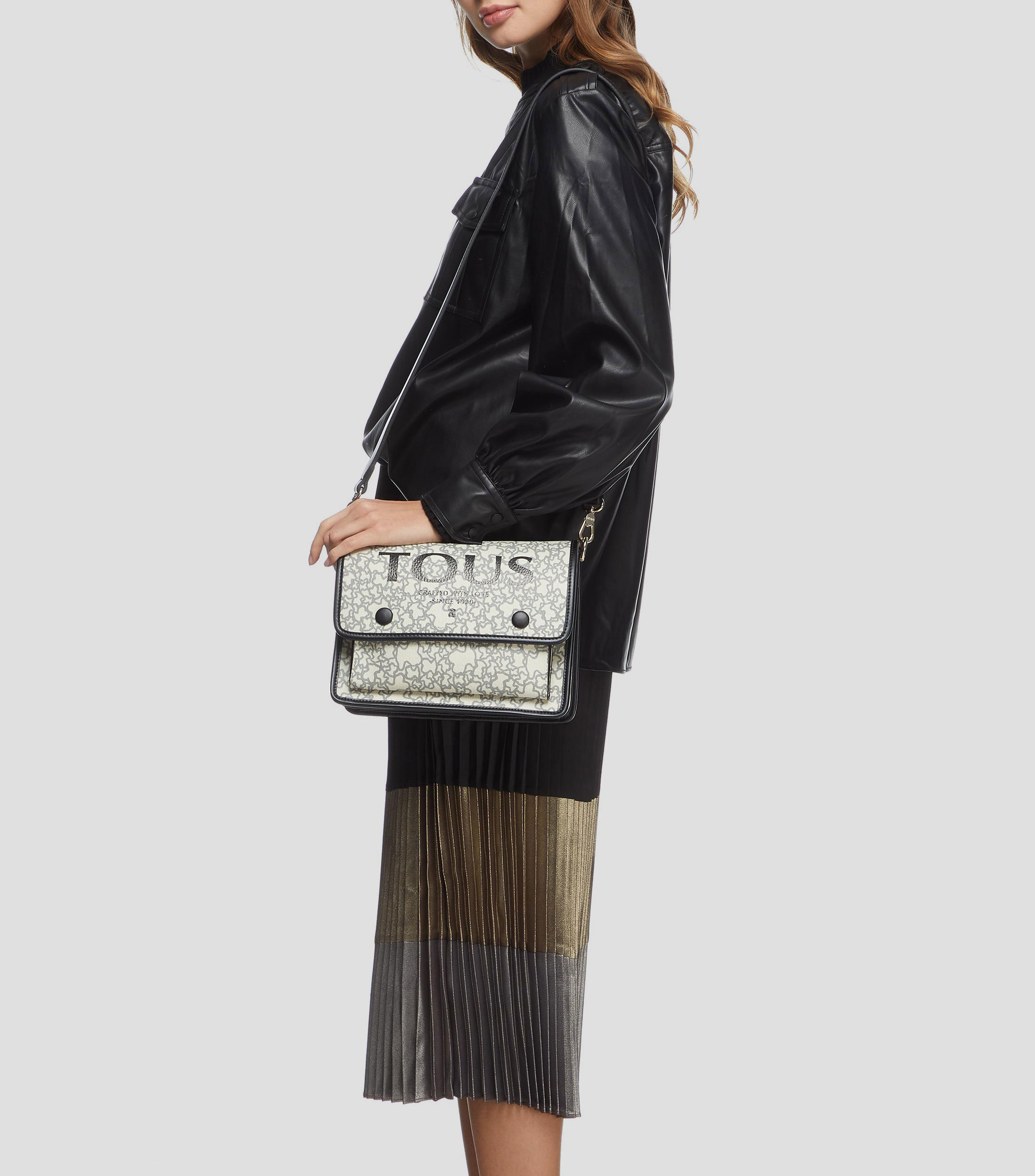 Bolso crossbody negro Audree Kaos Mini Mujer