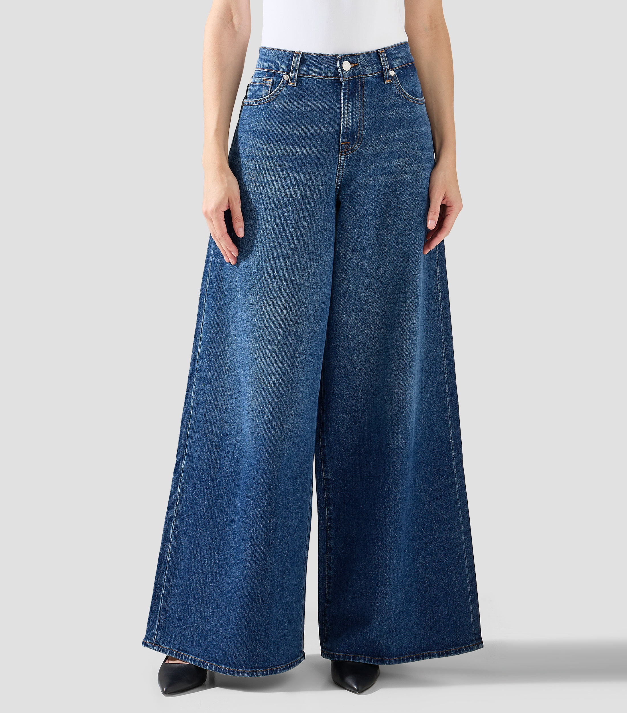 Jeans Wide Leg Mujer