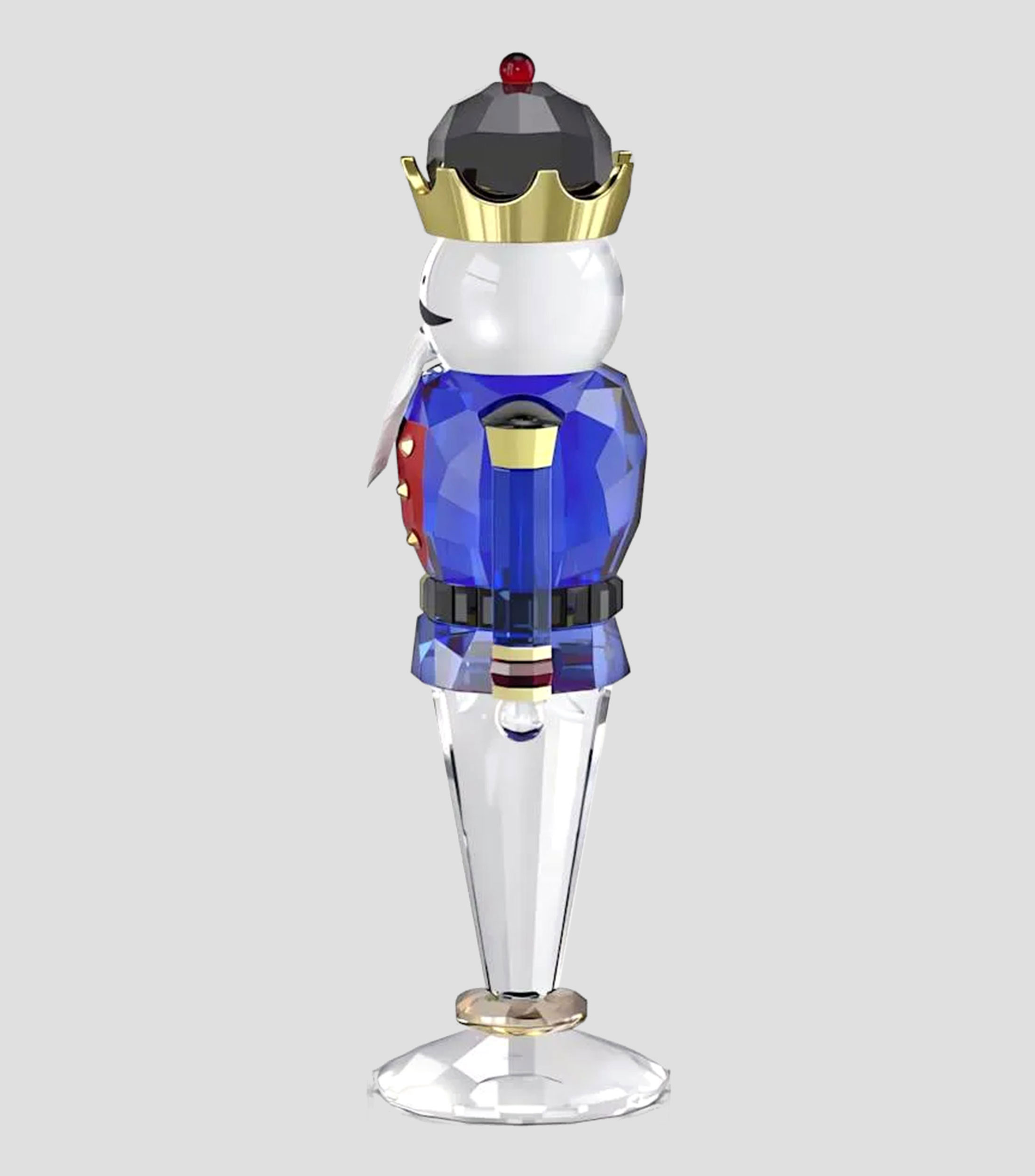 Figura decorativa de Cascanueces en cristal