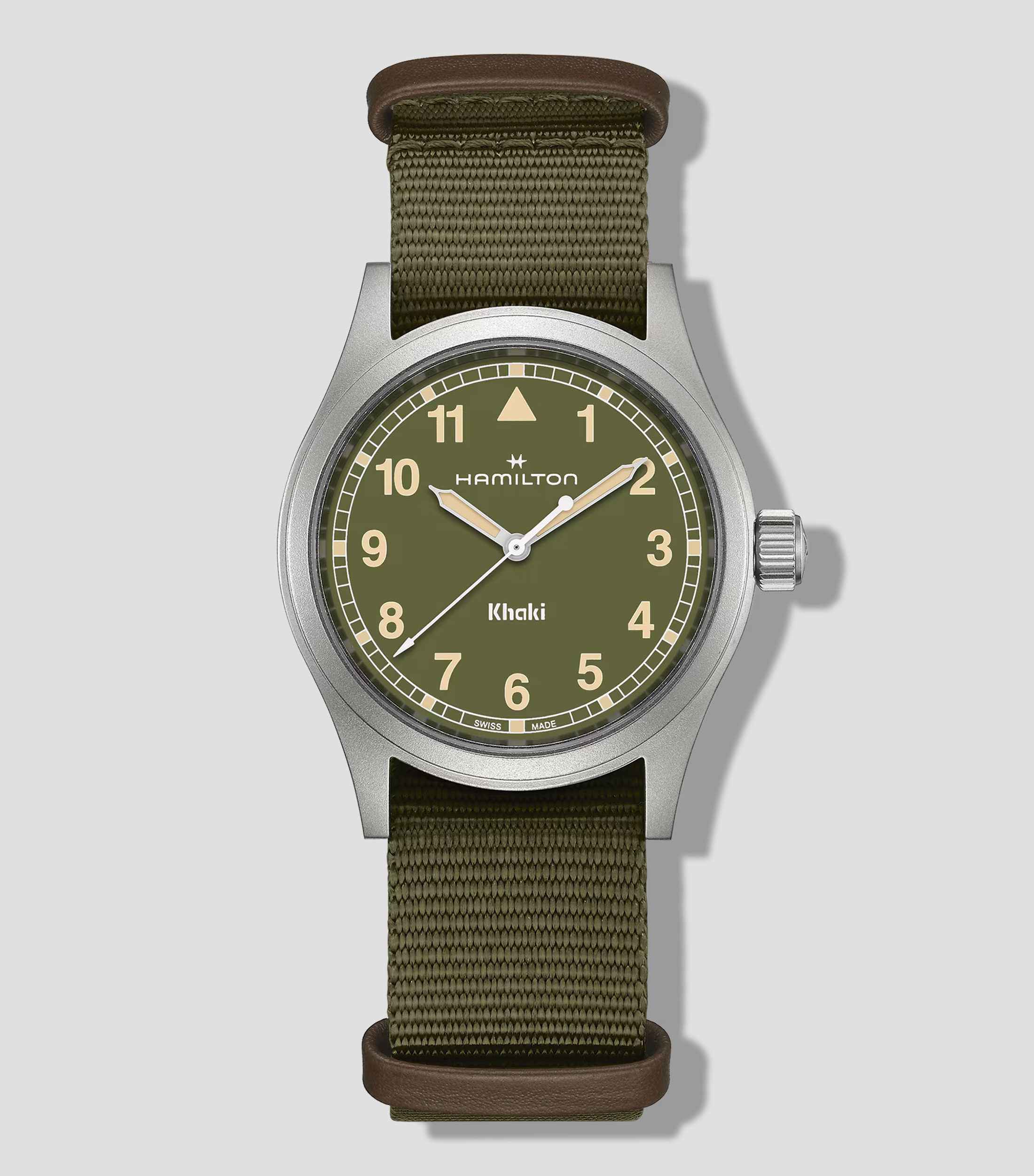 Reloj para Hombre Khaki Field Quartz casual plateado