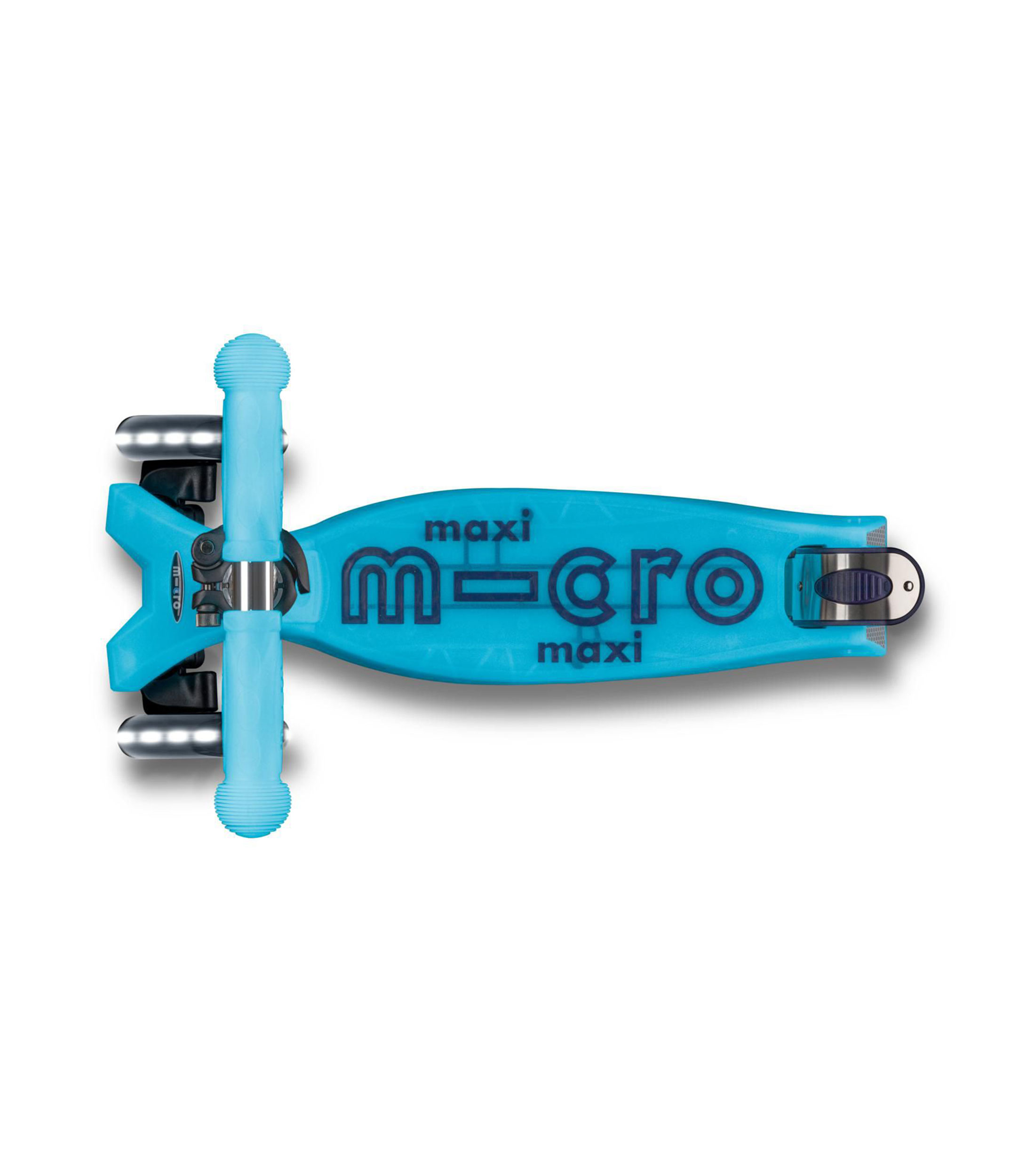 Scooter Maxi Micro Deluxe Glow LED Crystal Blue