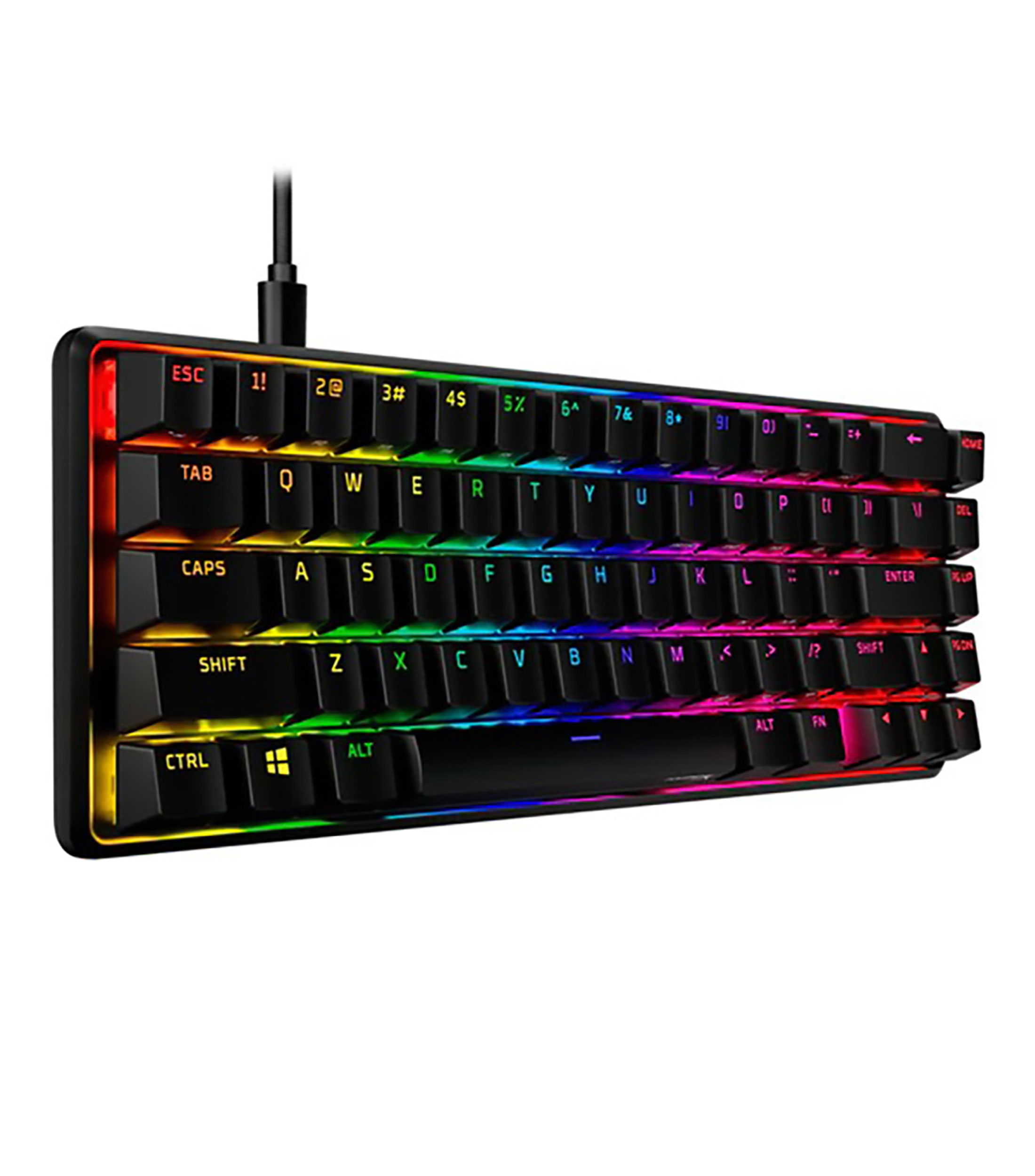 Teclado alámbrico Alloy Origins 65 Negro