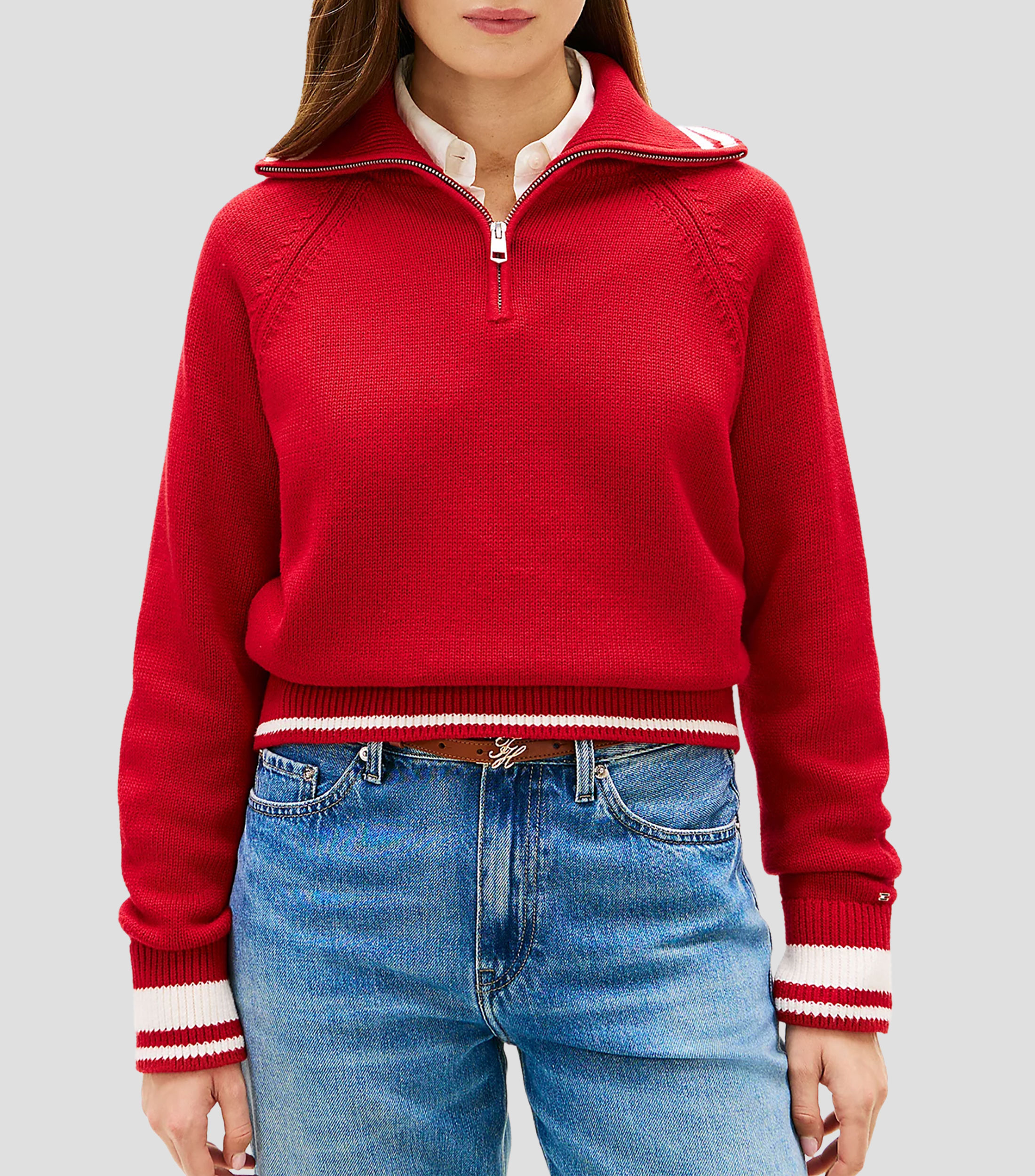 Suéter cuello alto Mujer