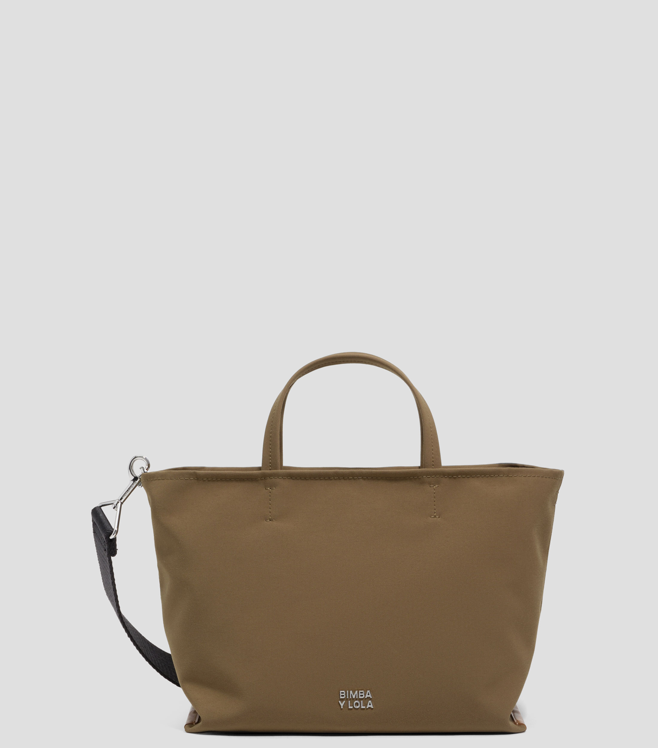 Bolsa tote chihuahua pequeña nylon oliva Mujer