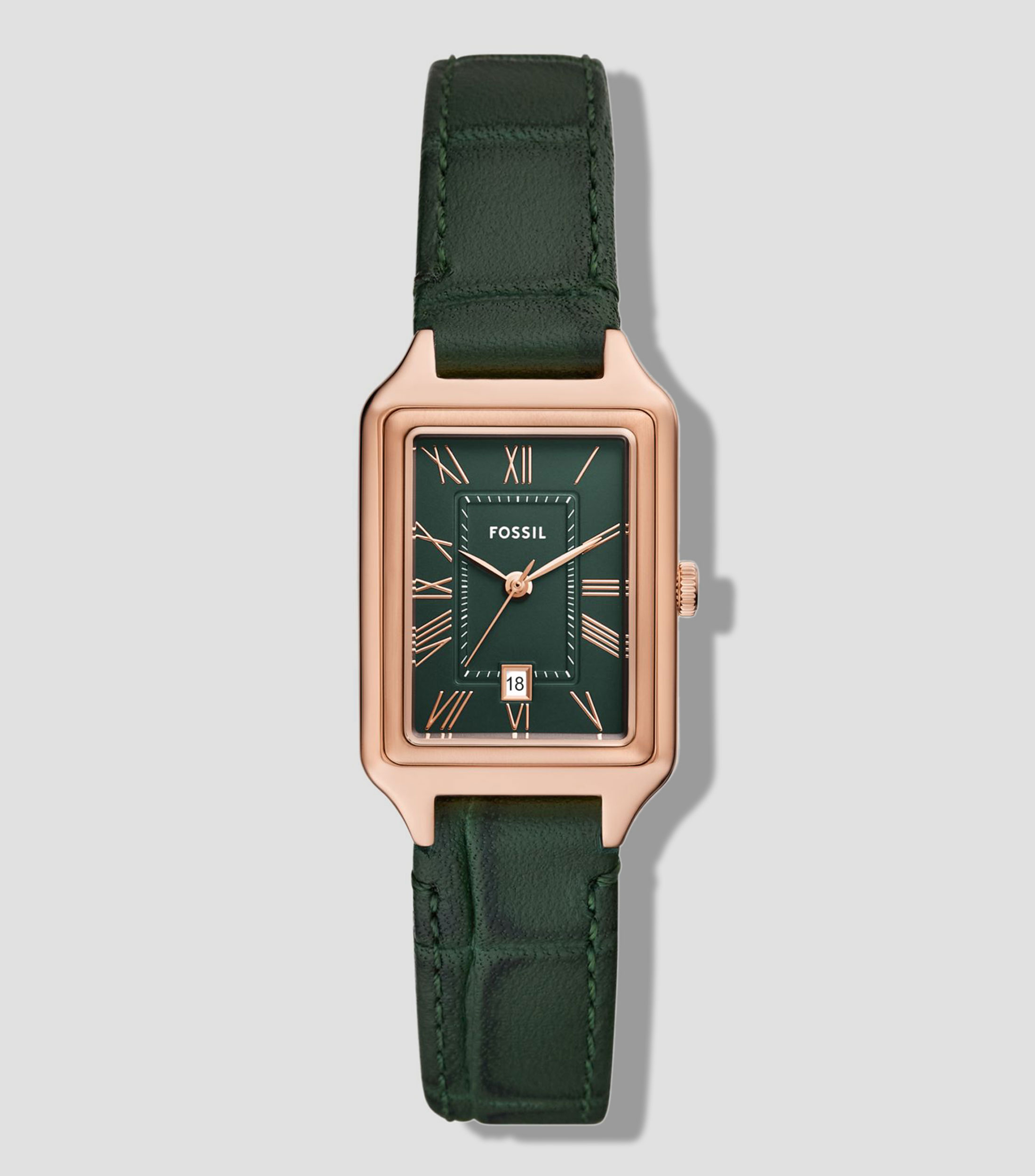 Reloj para Mujer Raquel Casual, Oro Rosa, Verde