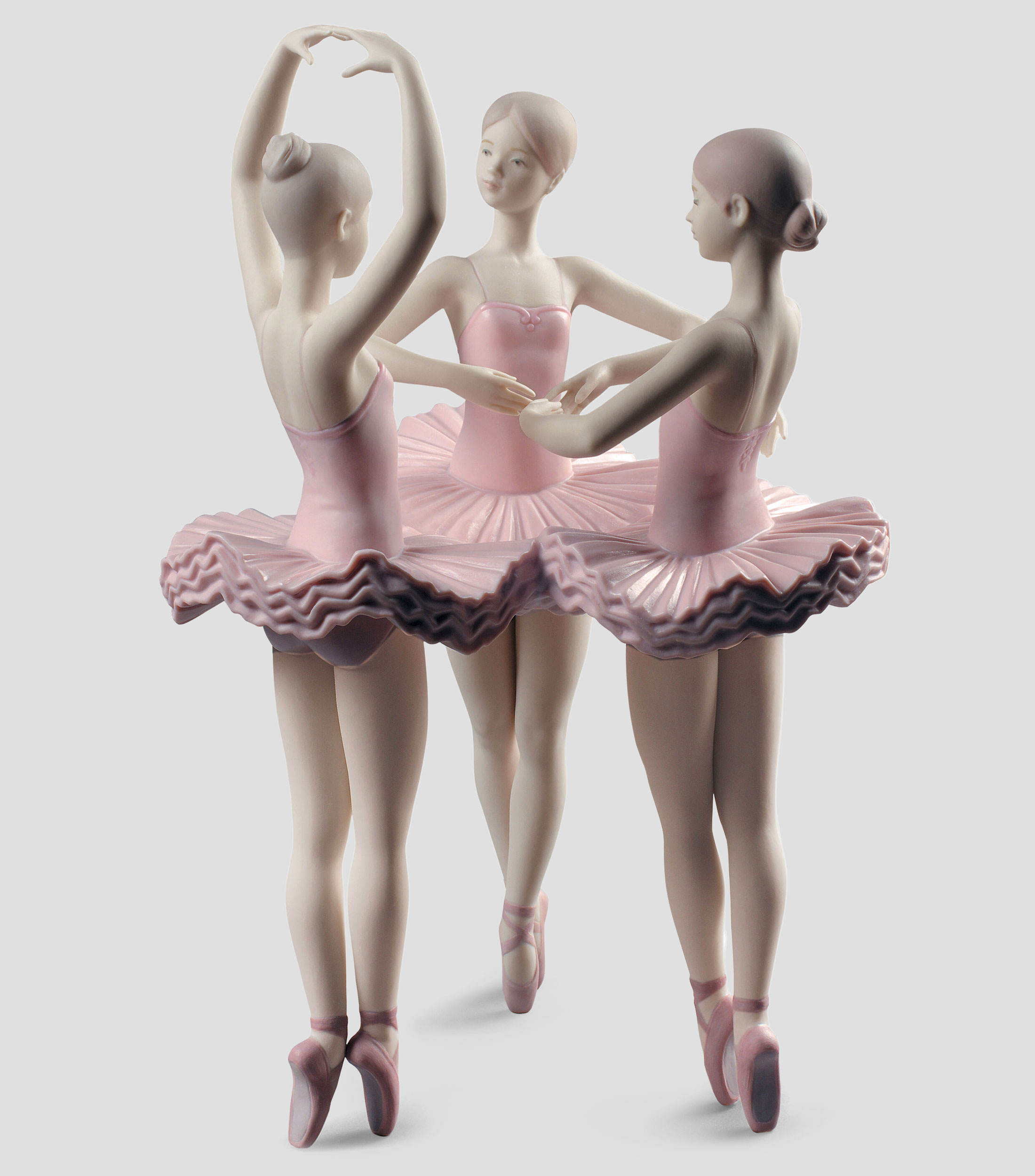 Figura decorativa Nuestra Pose De Ballet en porcelana