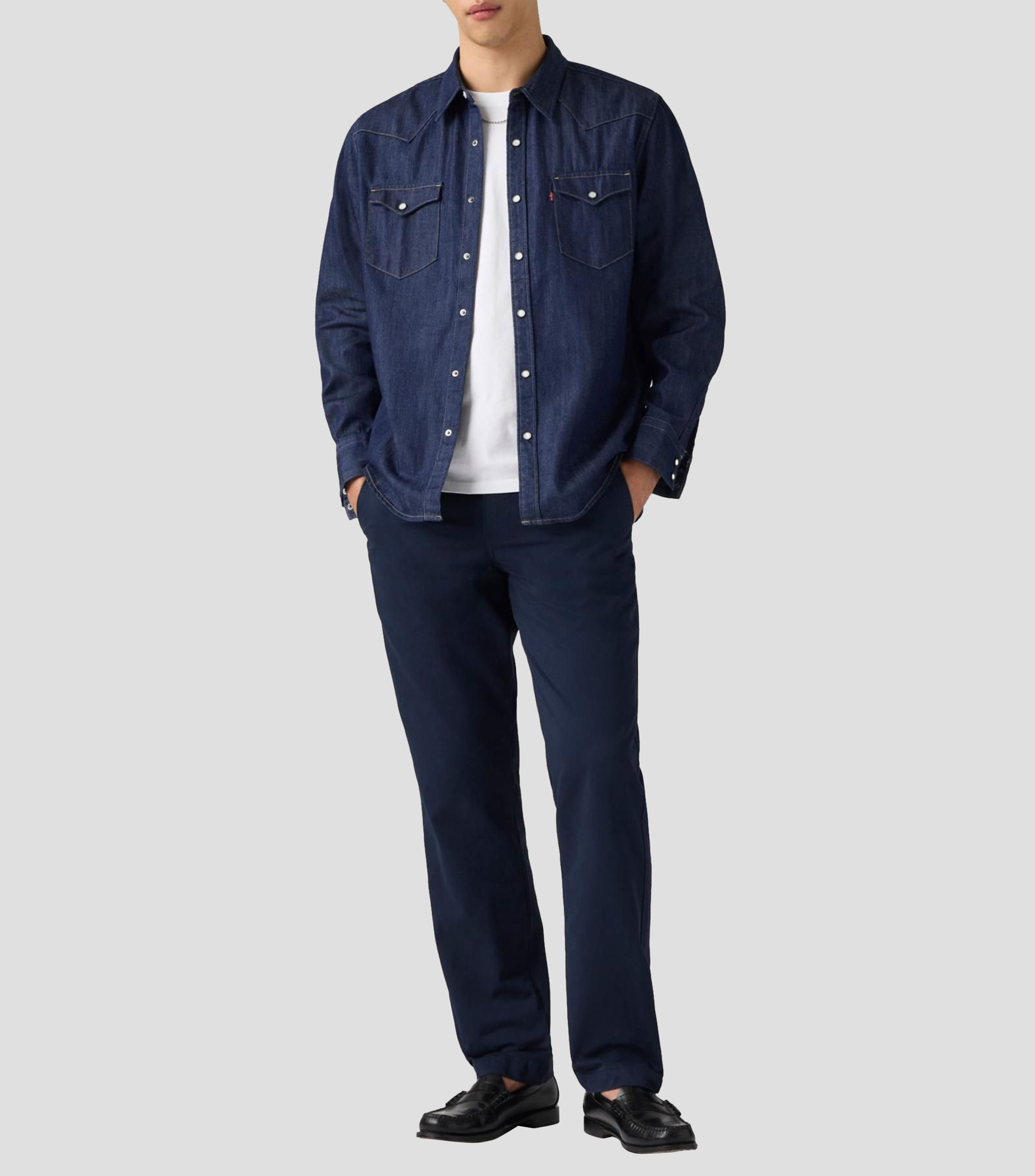Pantalón Chino liso Hombre