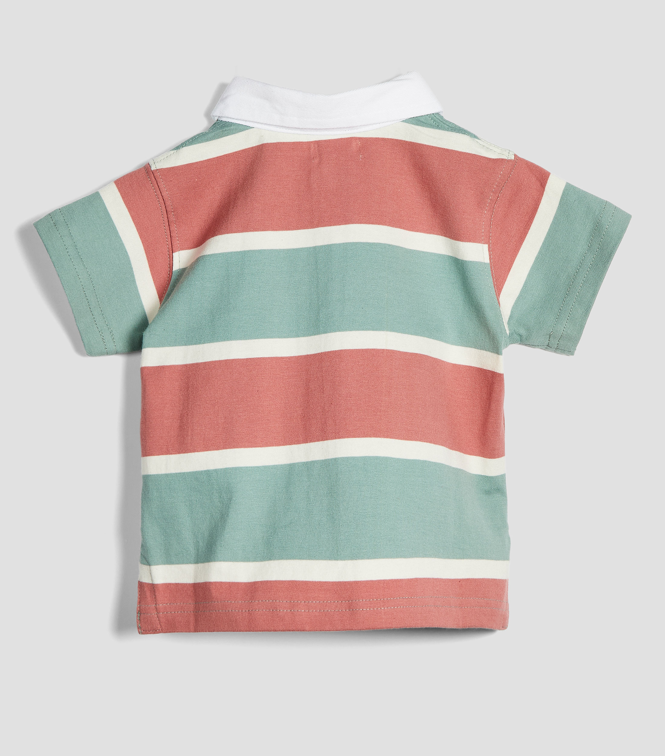Playera tipo polo rayas Bebé