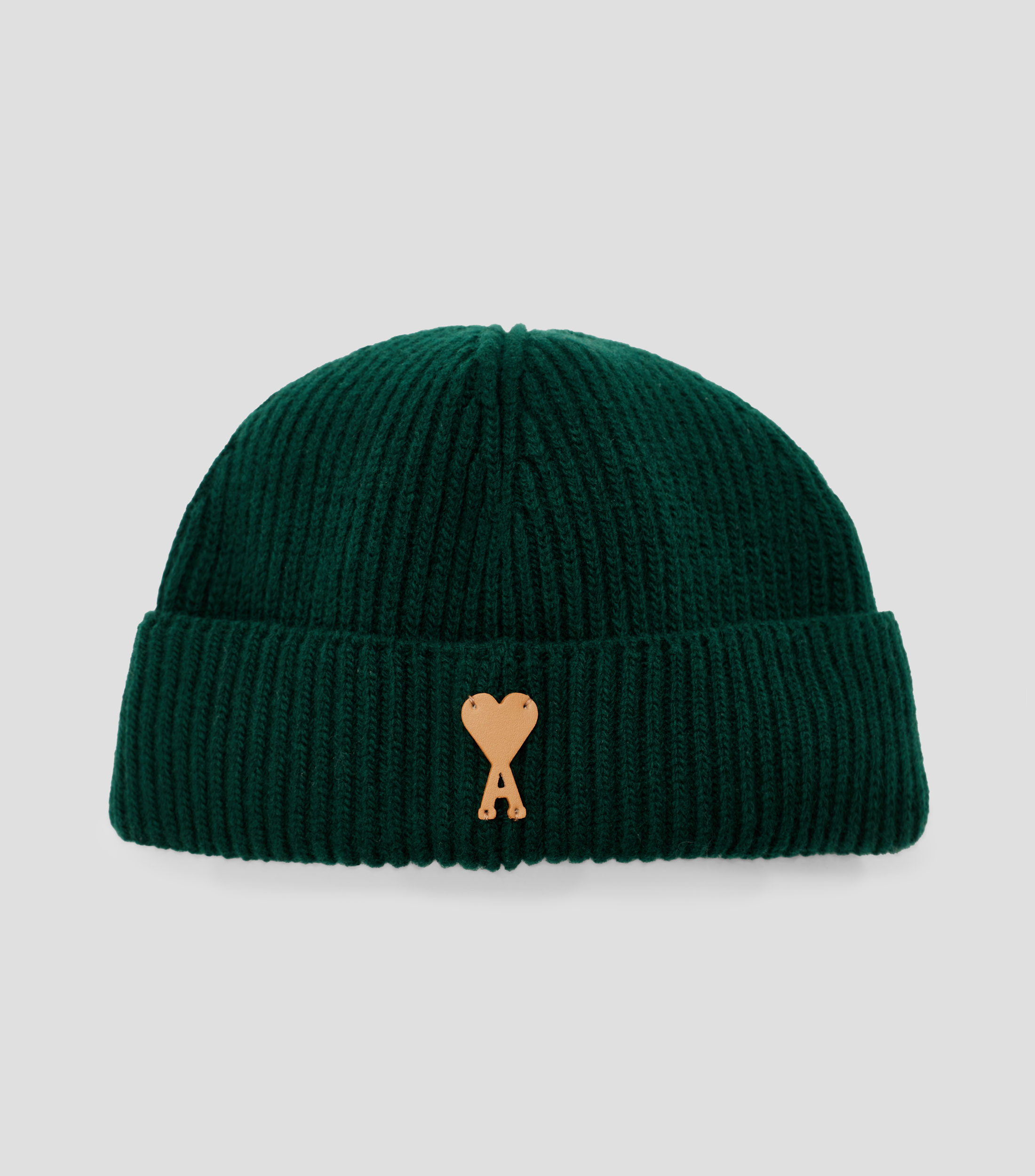 Gorro en tejido a canalé Hombre