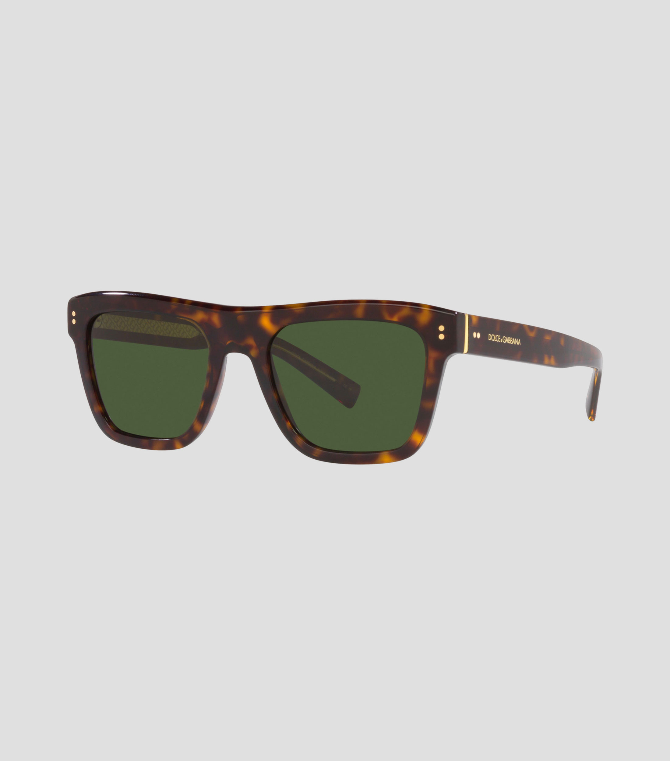 Lentes de sol cuadrados cafés Hombre