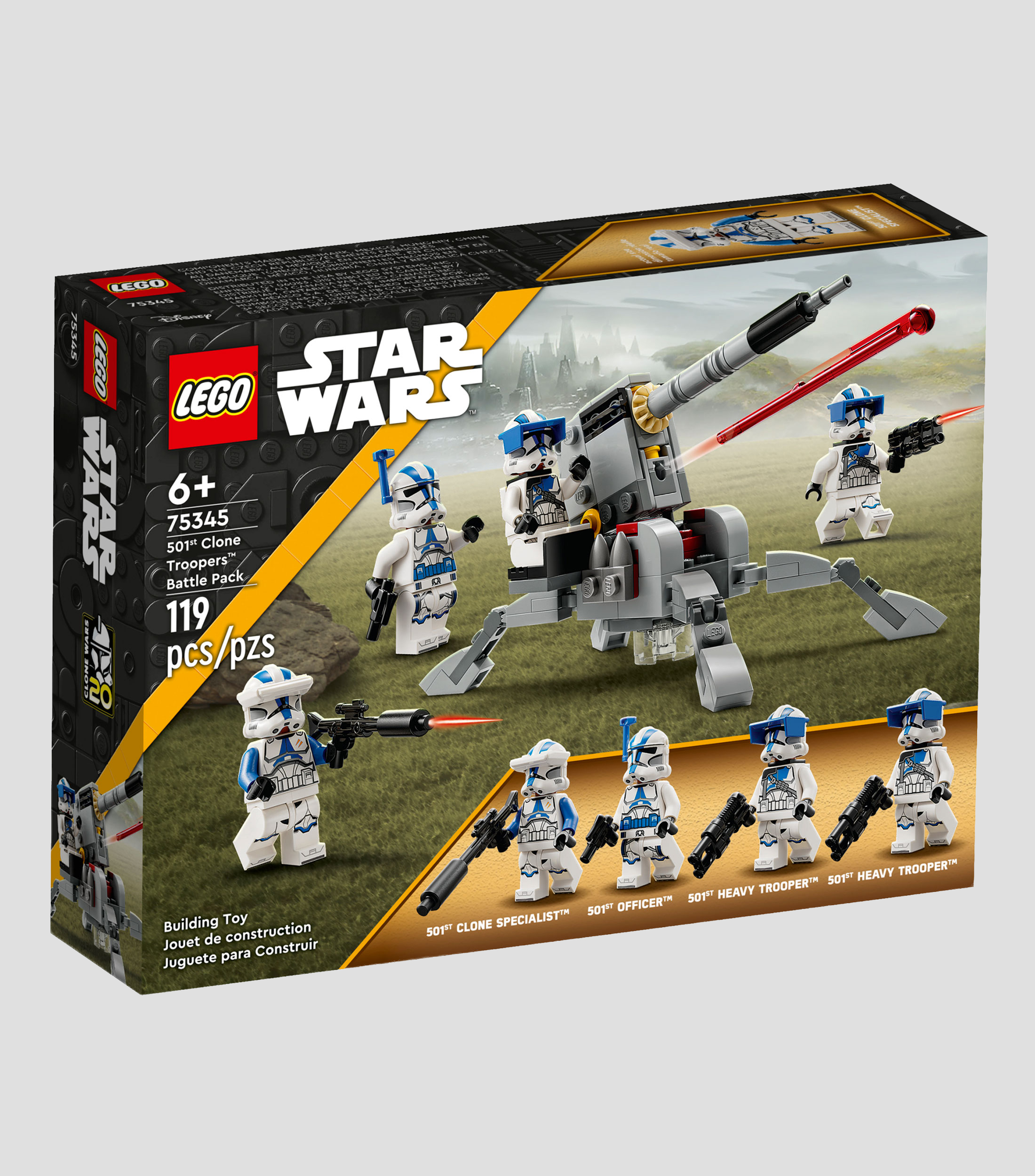 Lego Star Wars Pack de Combate Clon Troopers de la 501 75345