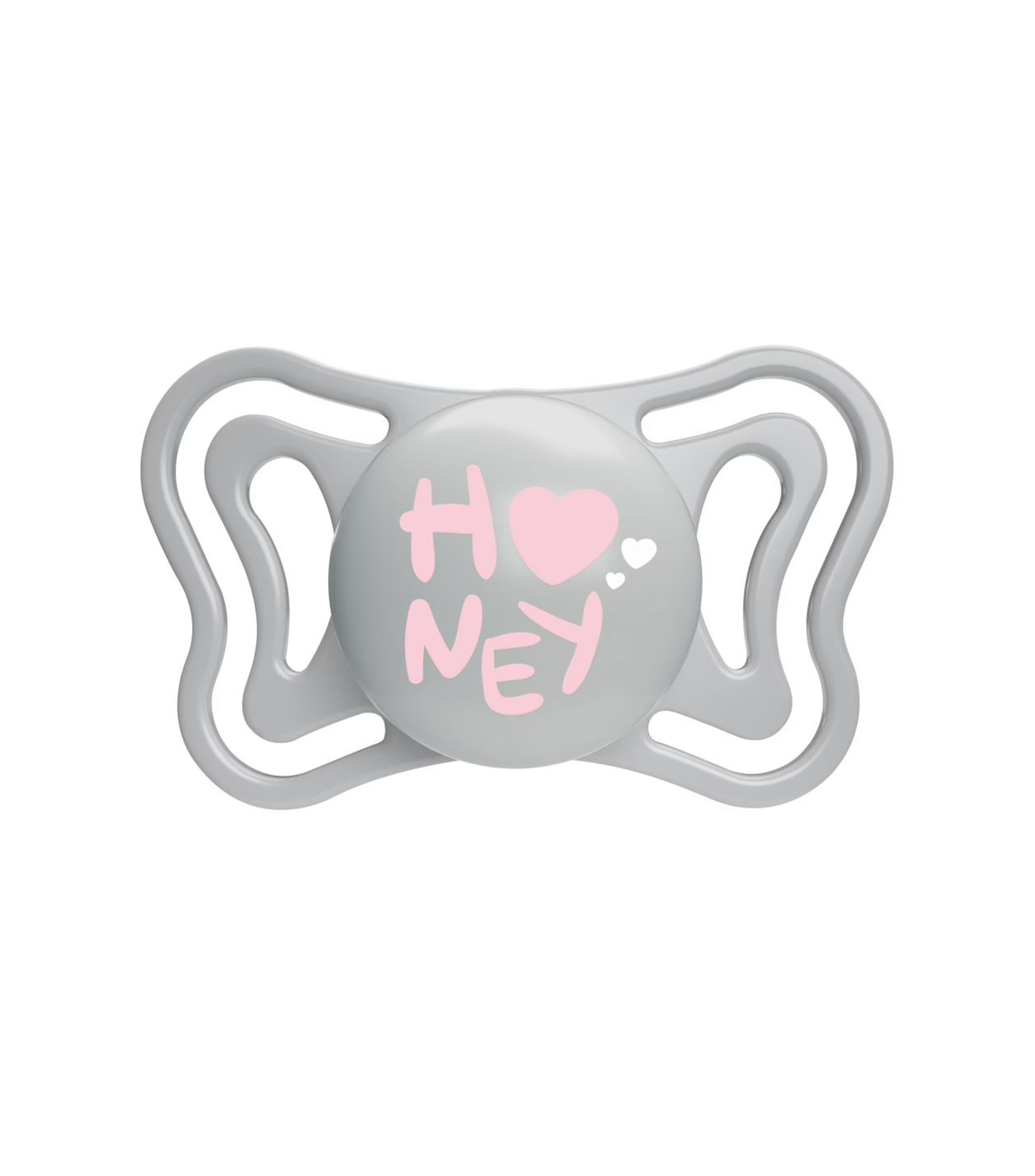 Set de 2 chupones Physioforma Light Blanco y rosa 2-6 meses
