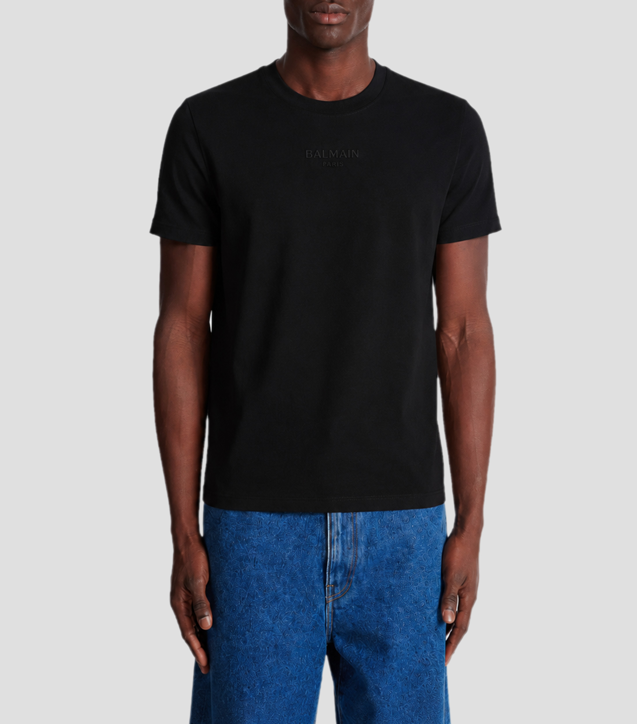 Playera cuello redondo manga corta lisa Hombre