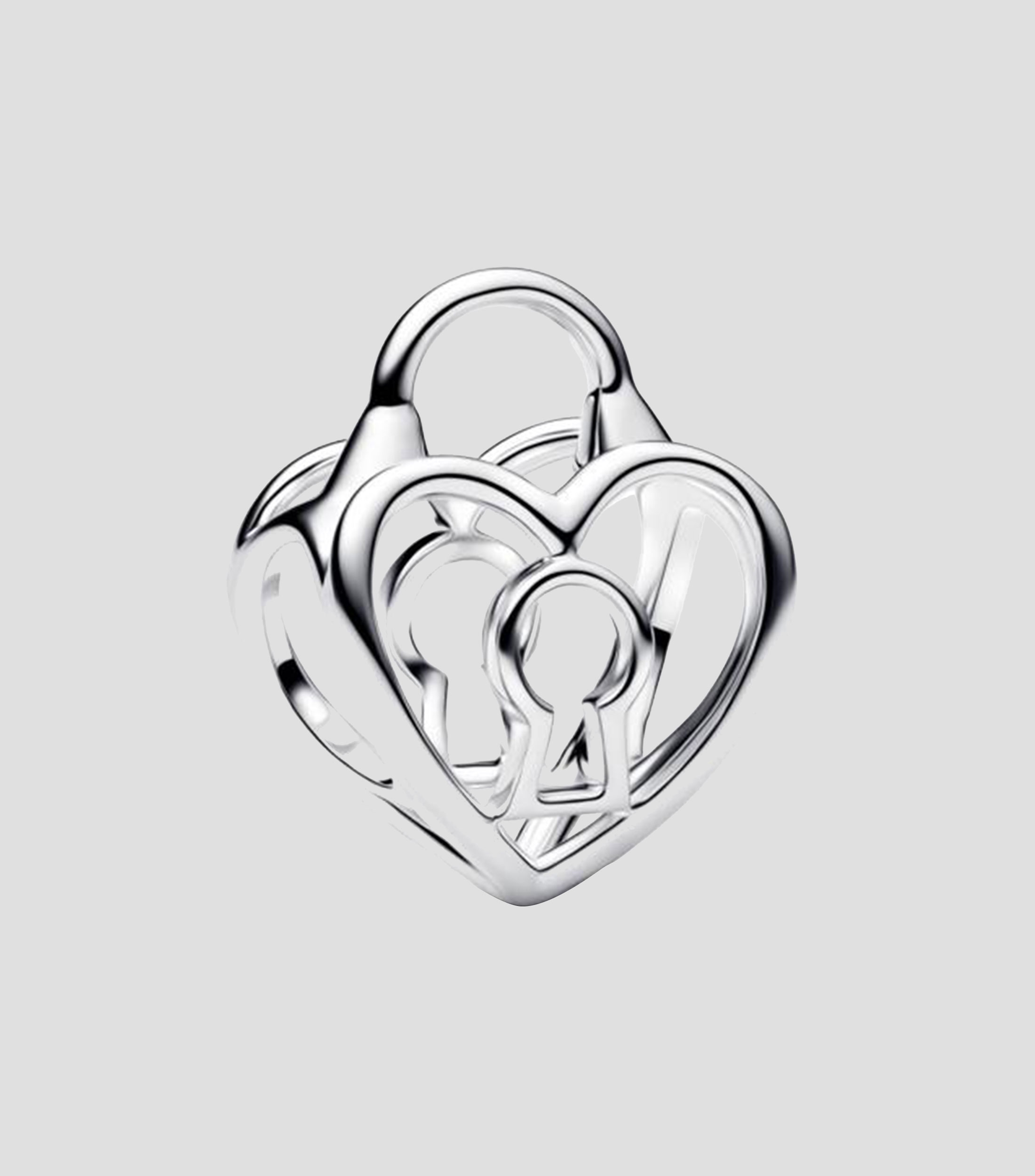 Charm en plata esterlina corazón Mujer
