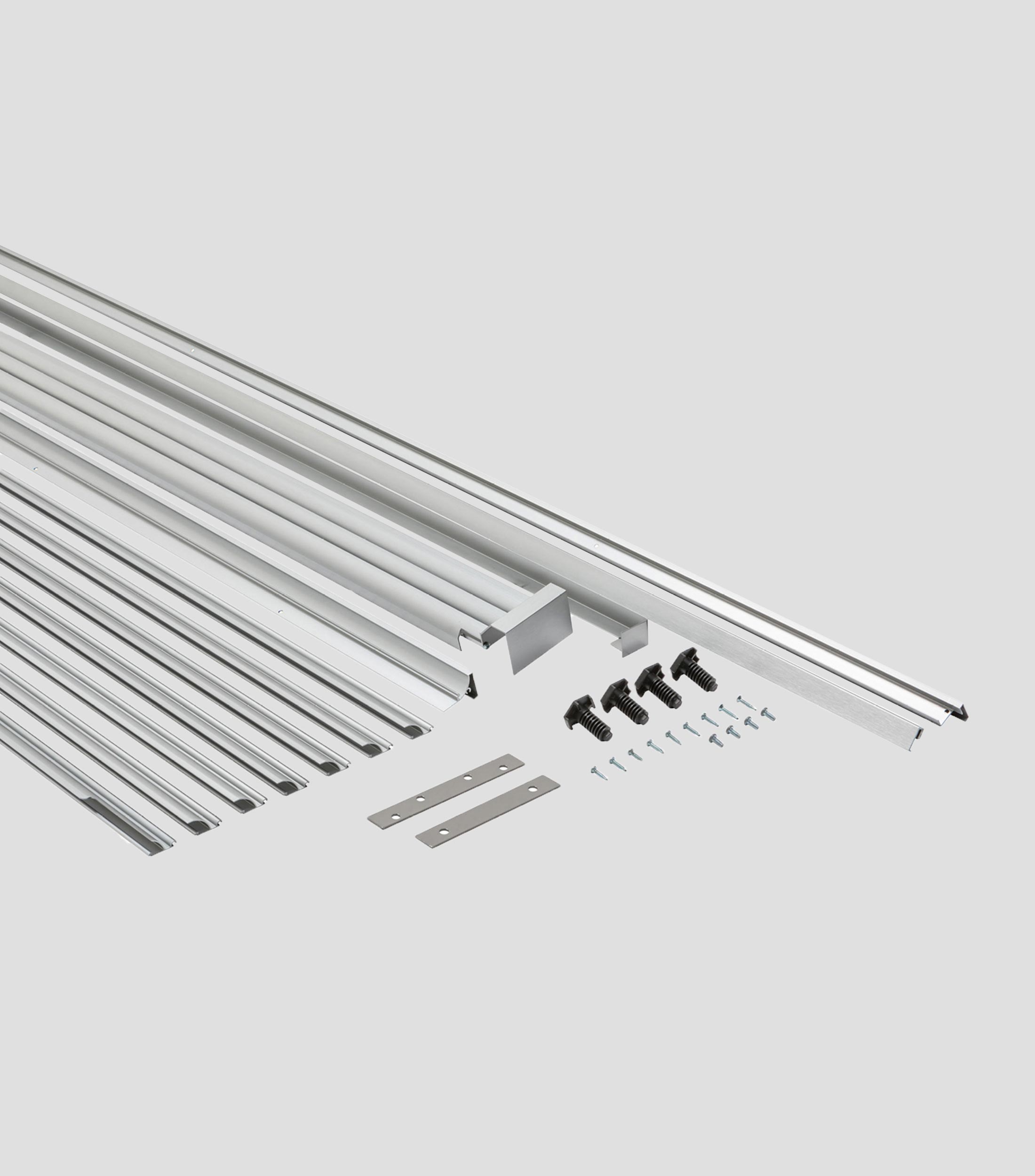 Base para refrigerador y congelador Trim Kit Sidekick en Acero
