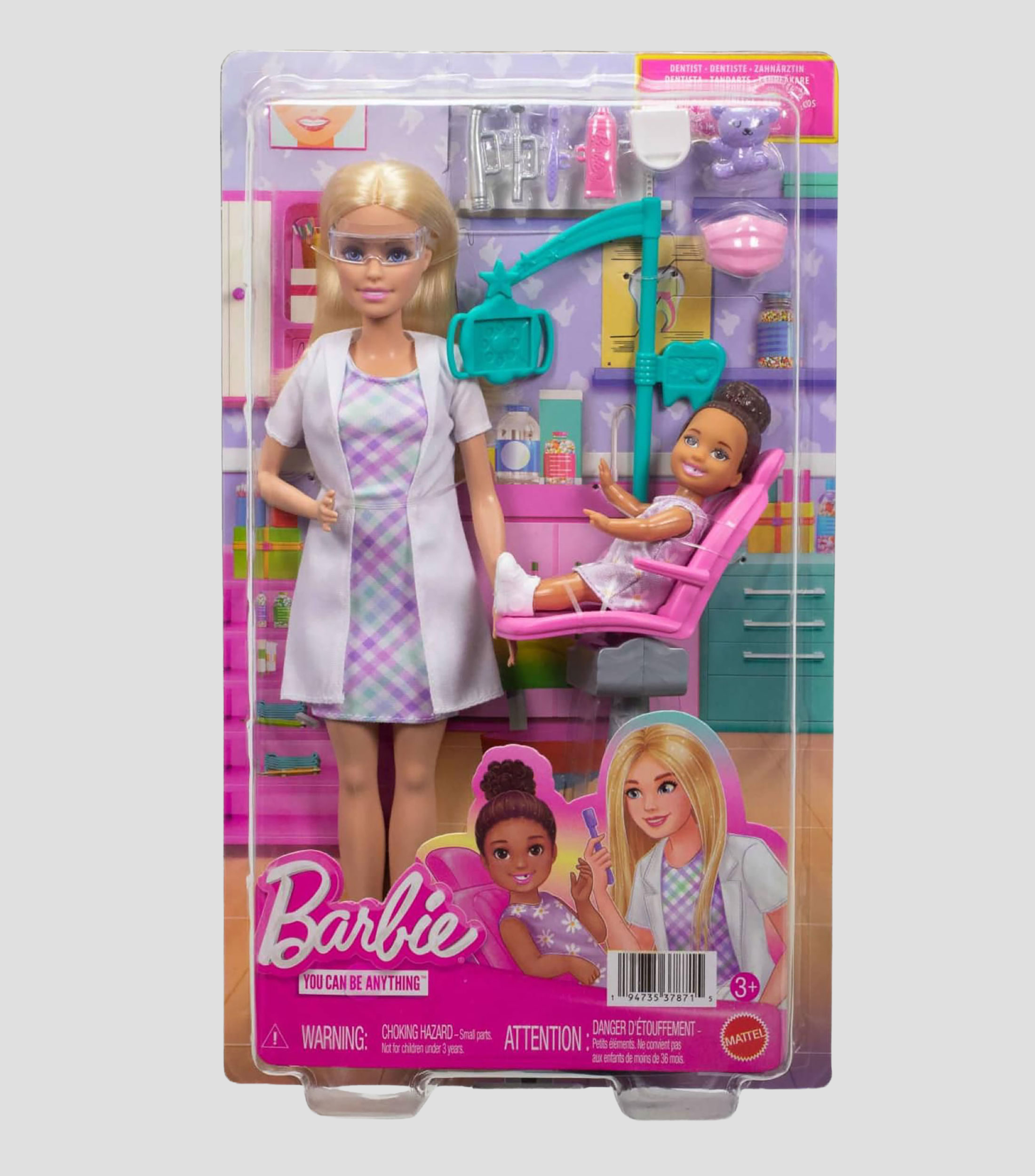 Barbie Set de Juego Dentista de Bebés