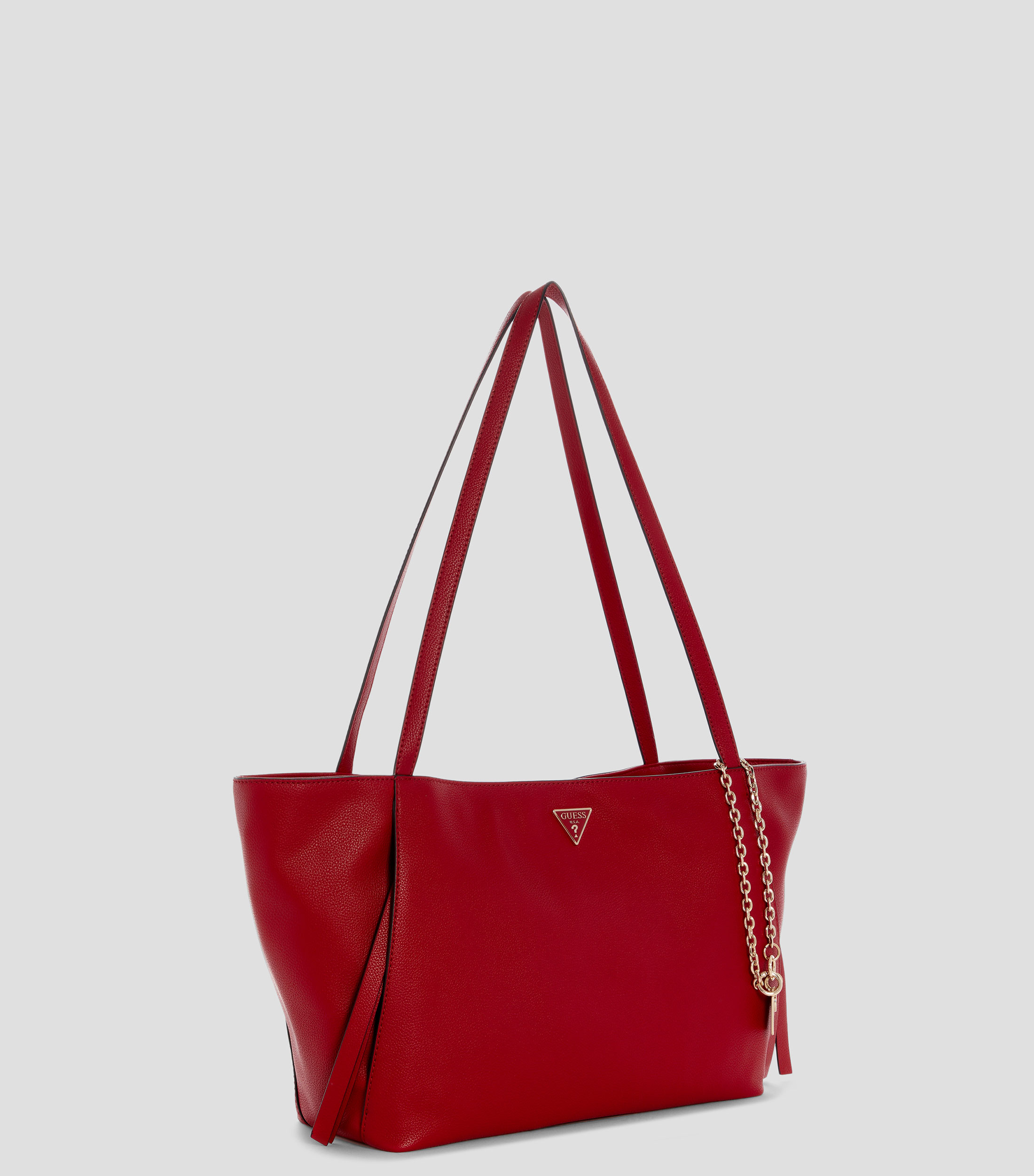 Bolsa tote lisa con detalle texturizado Mujer