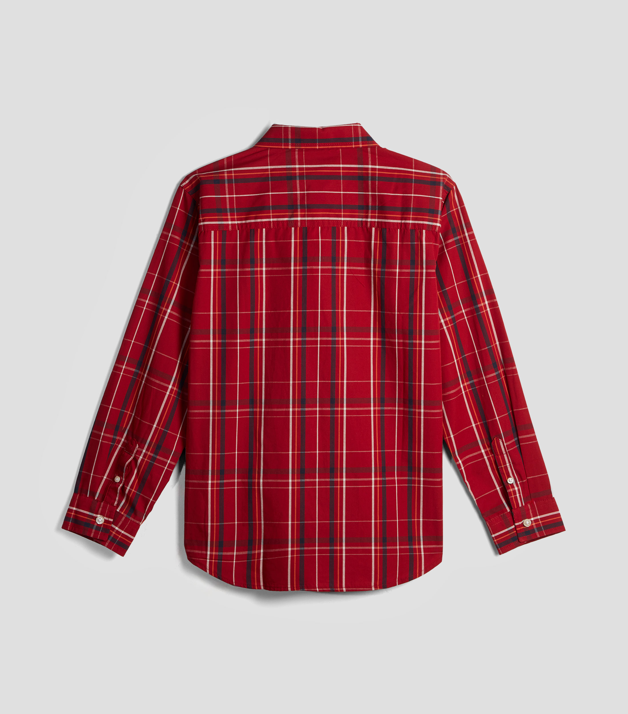 Camisa a cuadros manga larga Niño