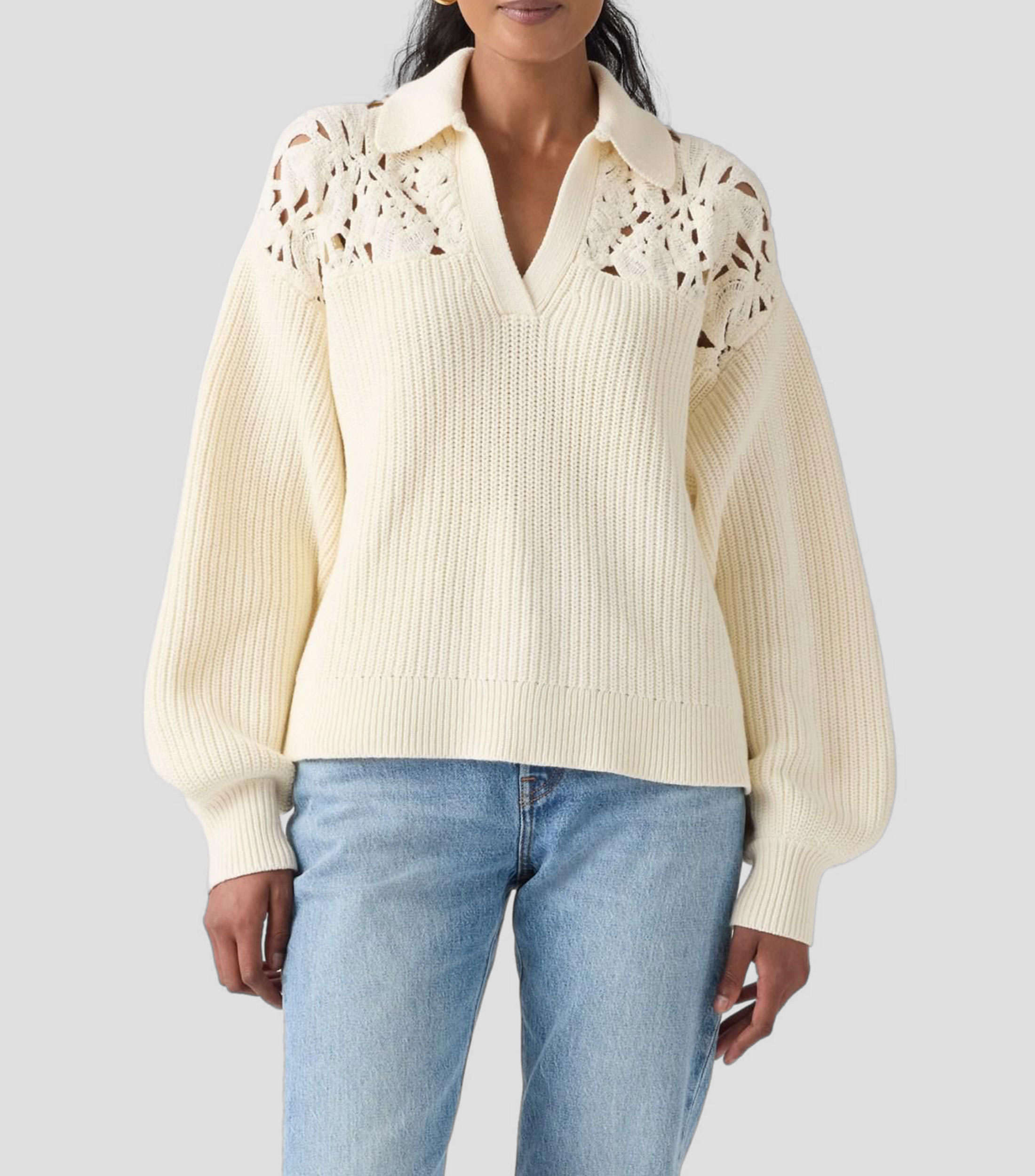 Suéter Cuello V Mujer