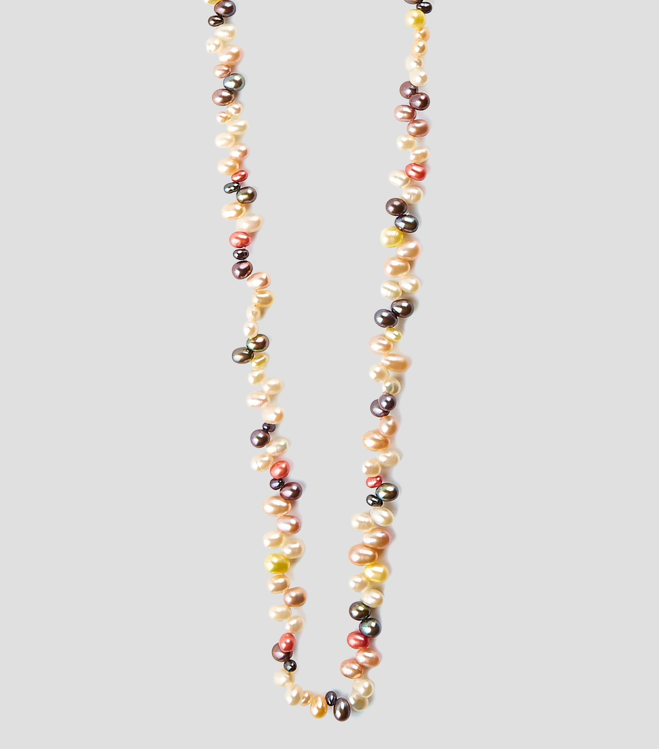 Collar Biwa con perlas Mujer
