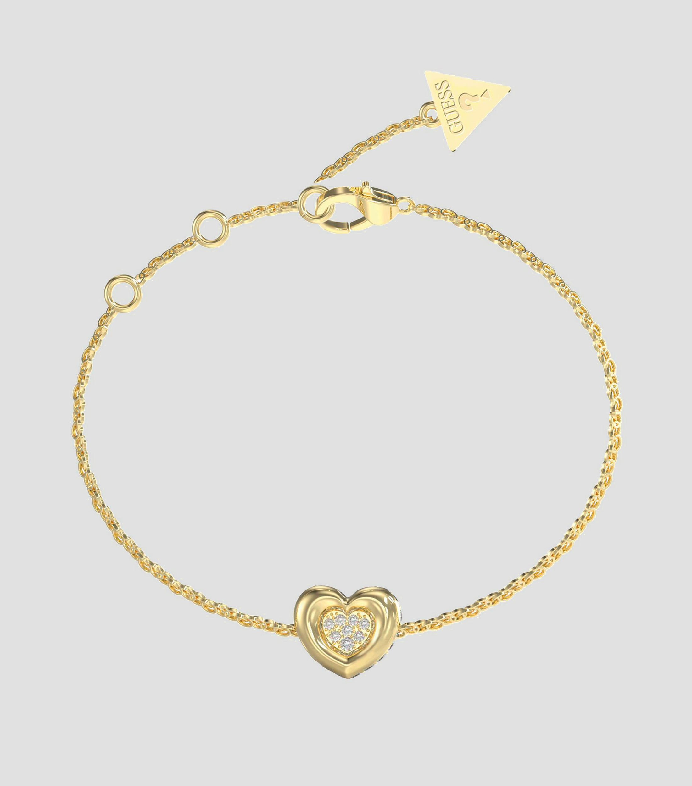 Pulsera eslabonada con zirconia Love Mujer