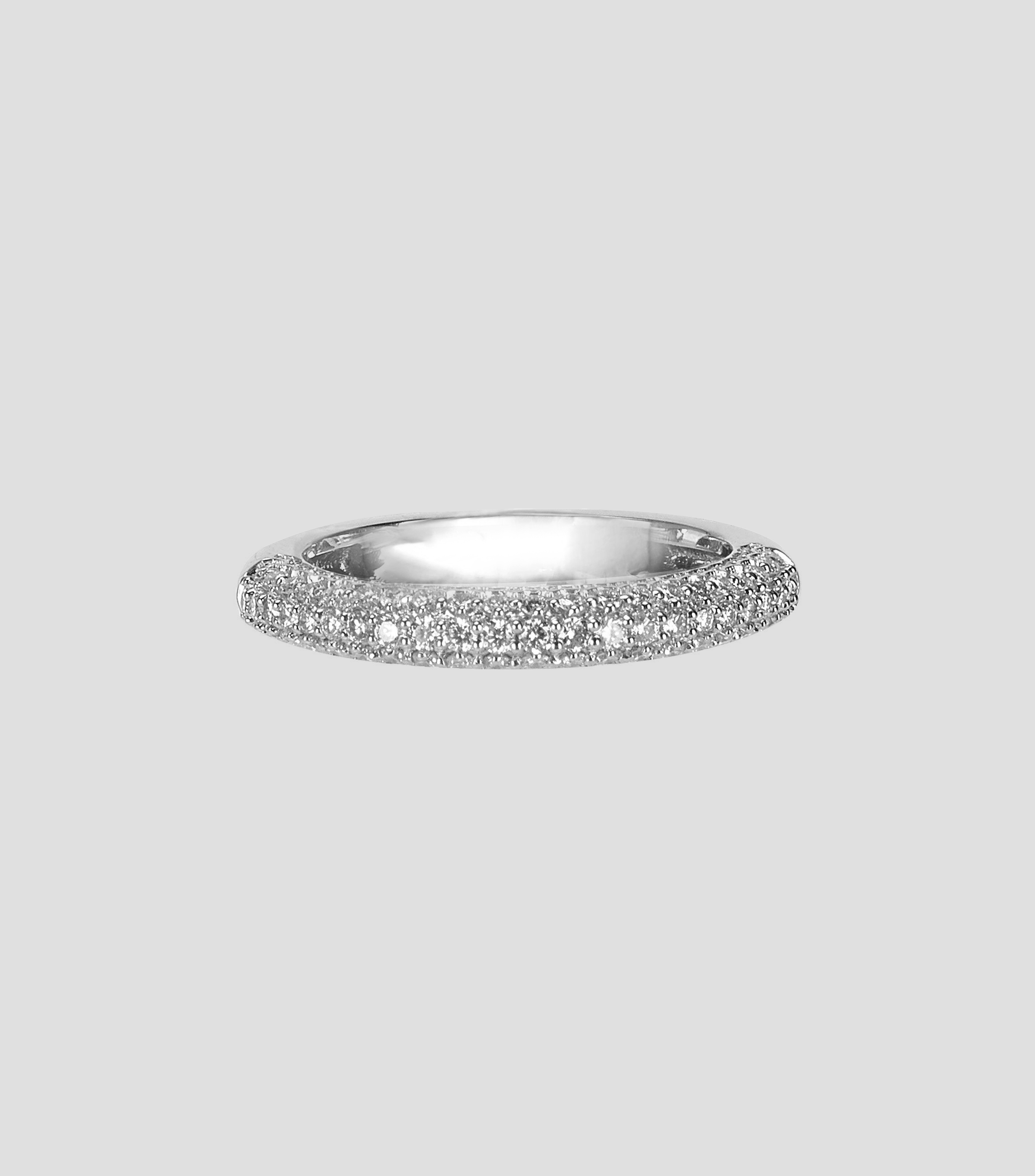 Anillo Churumbela en Oro blanco de 14 Kilates Mujer