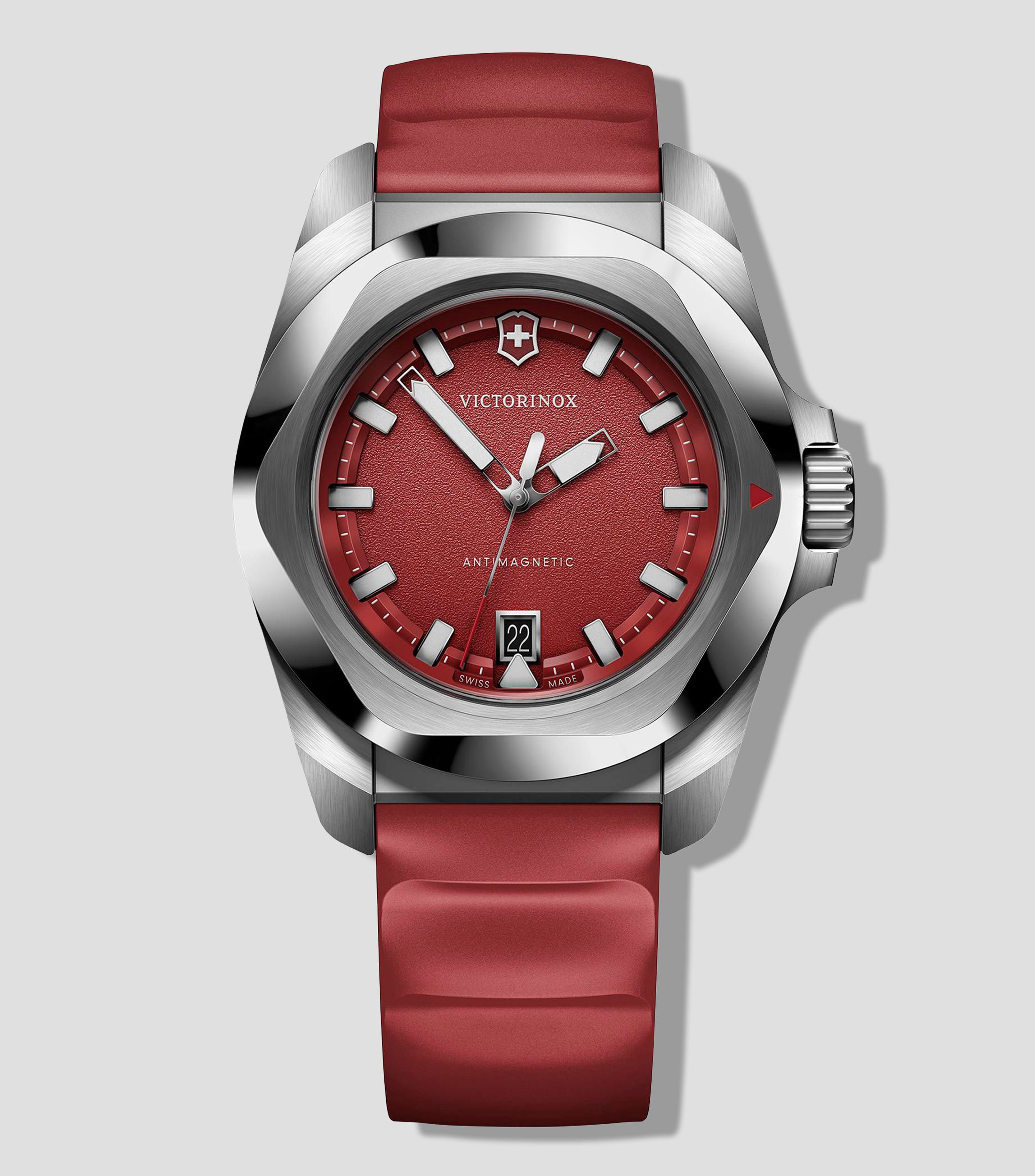 Reloj para hombre casual, plateado
