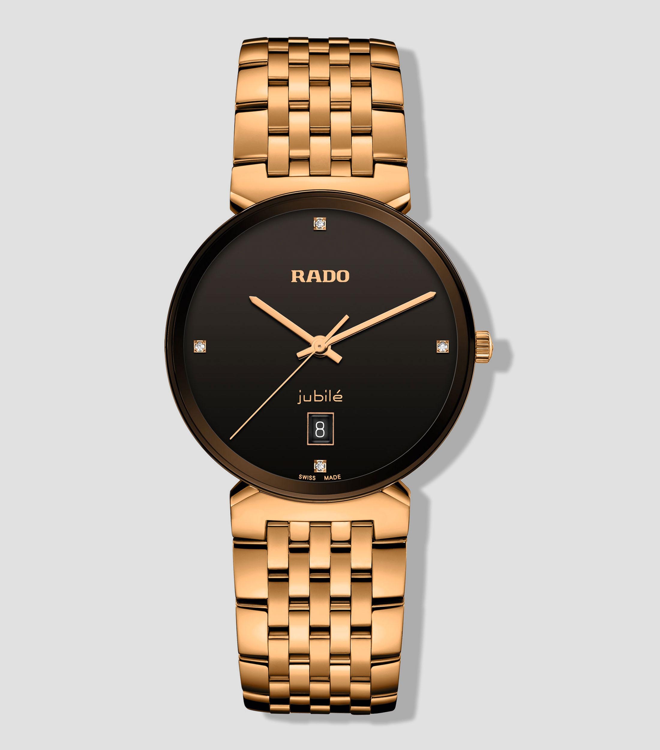 Reloj Unisex Cuarzo Florence Diamonds Classic Carátula Negra