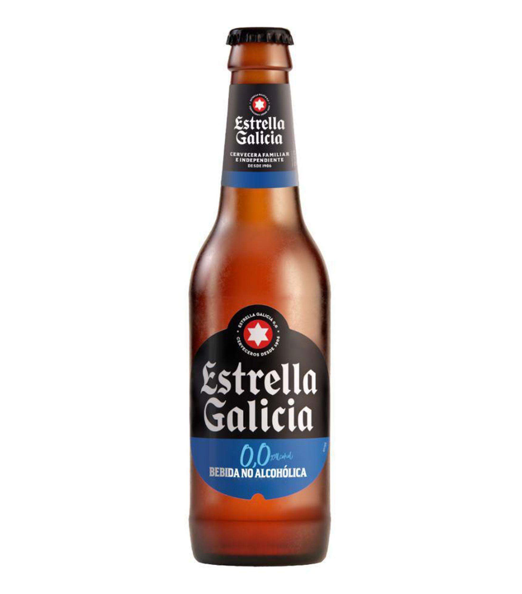 Cerveza sin alcohol Estrella Galicia 0,0%, 330 ml