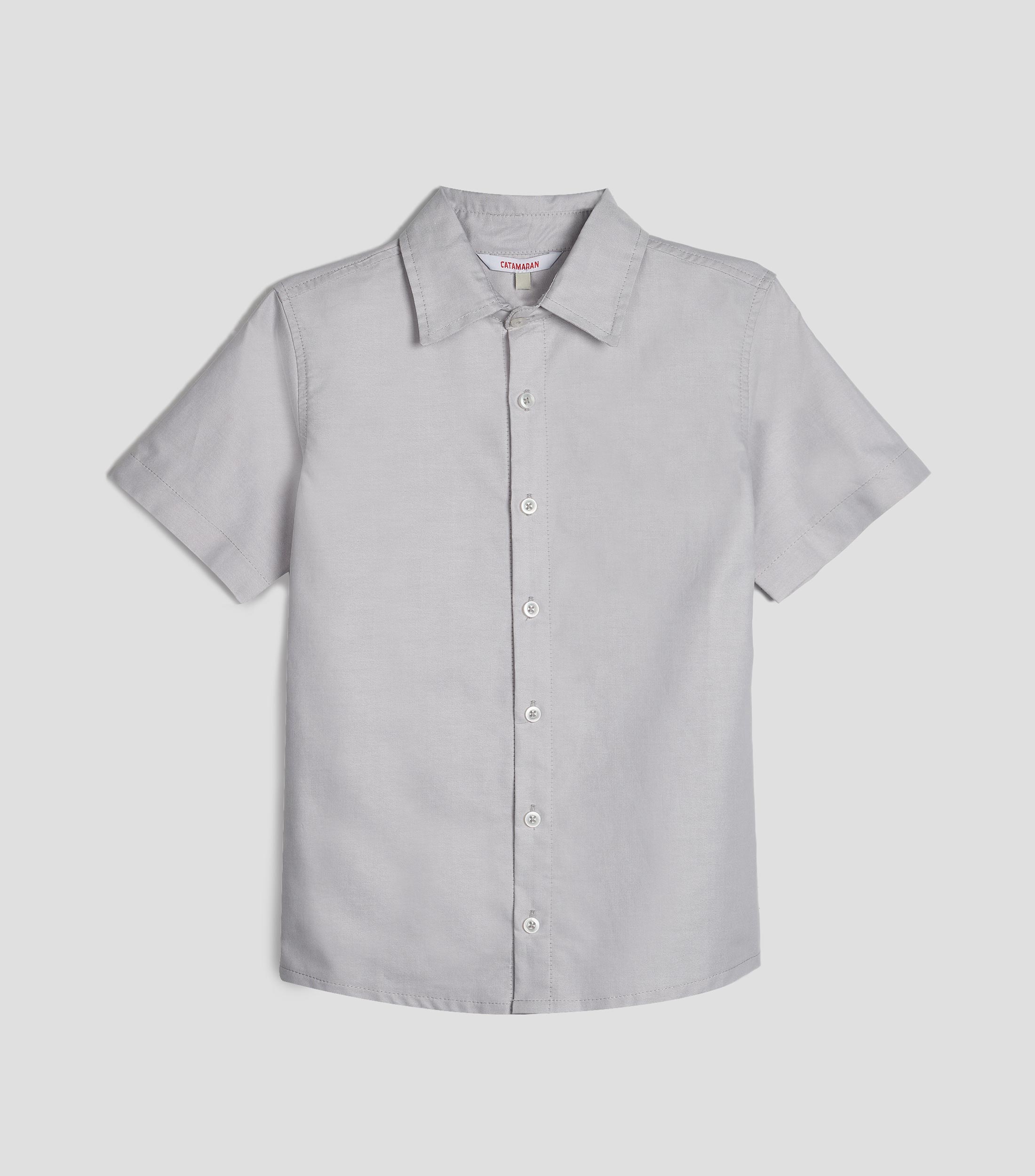 Camisa lisa manga corta Niño