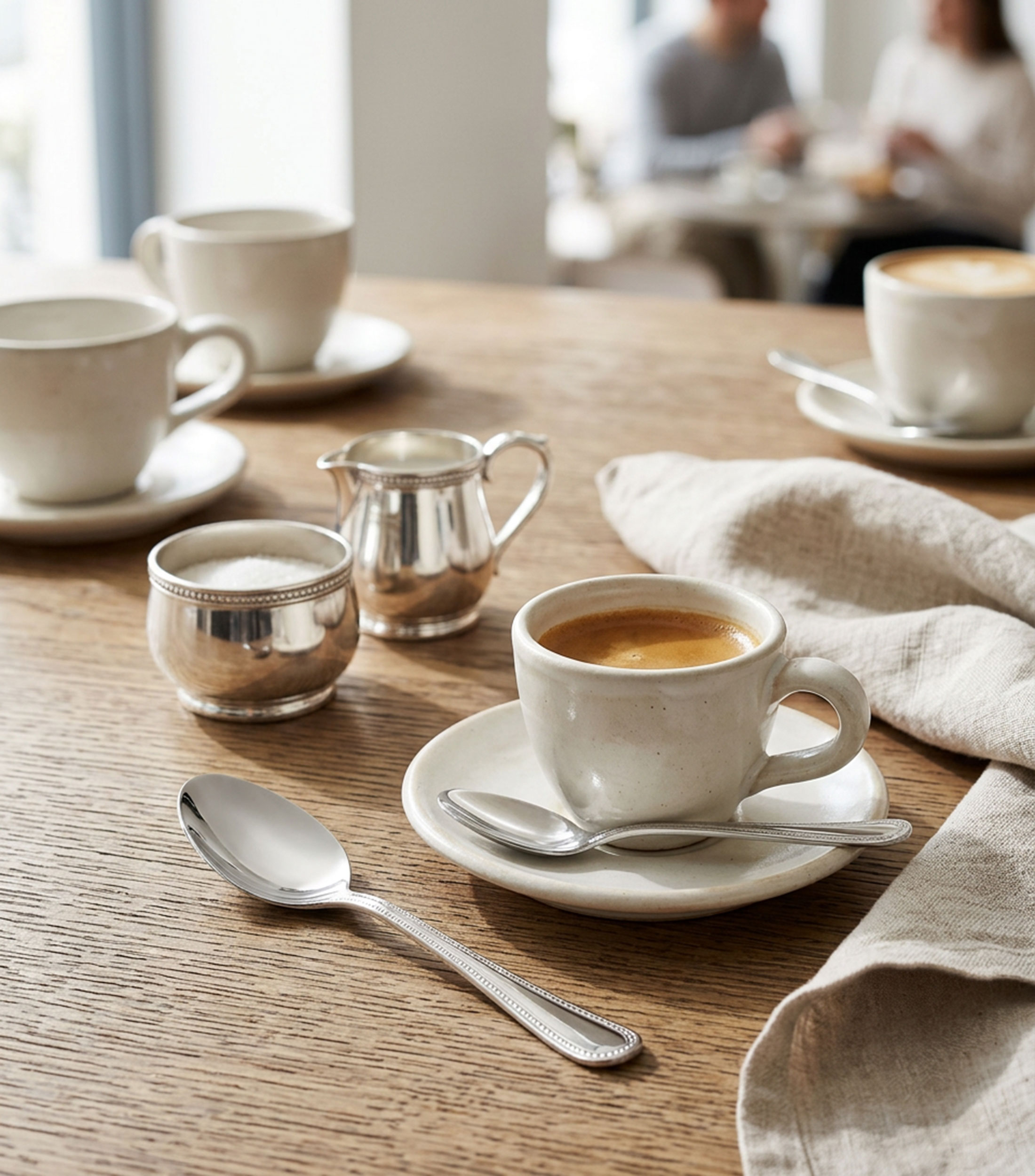 Cuchara para café en acero inoxidable