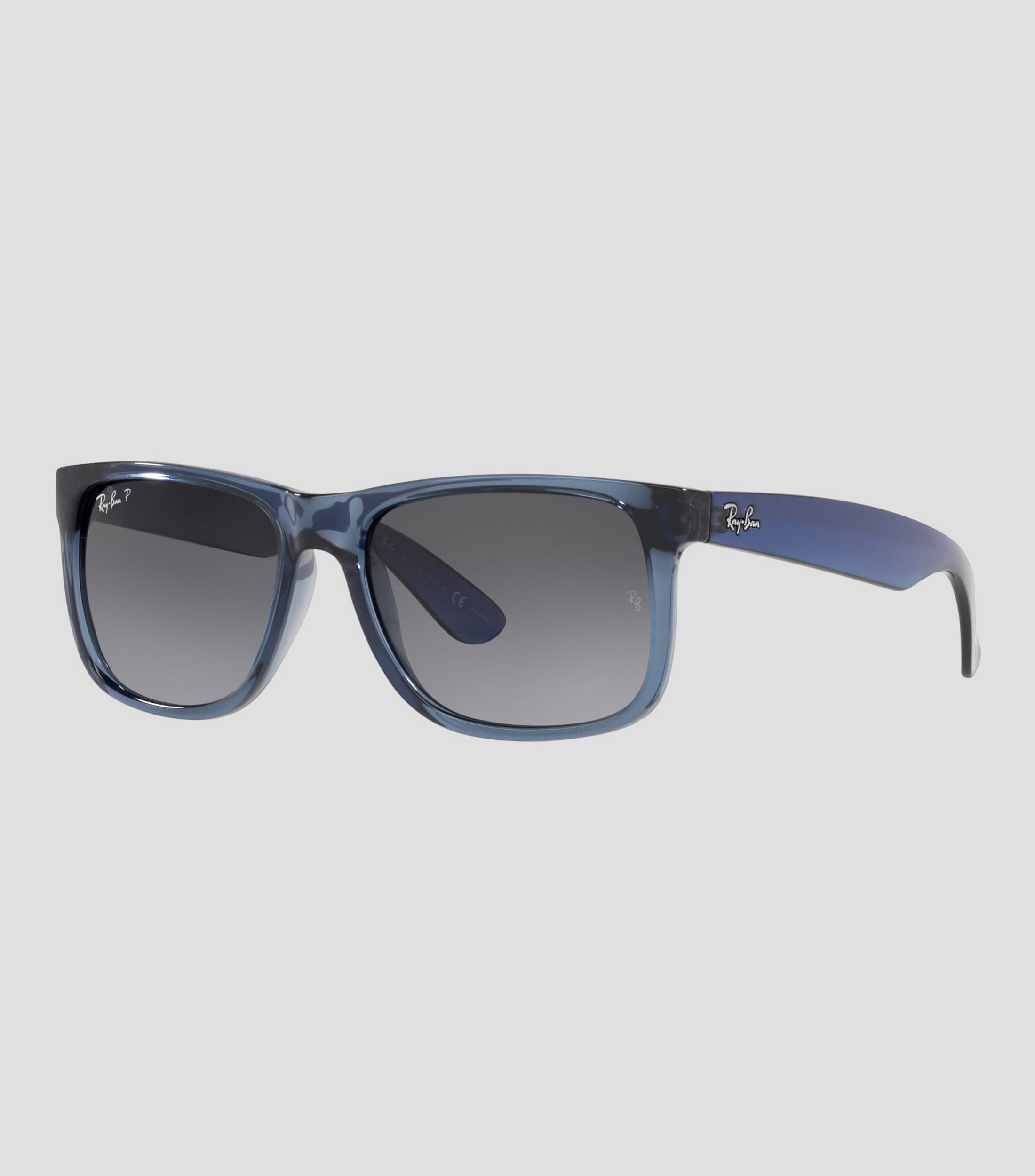 Lentes de sol cuadrados Justin Classic Azules Hombre