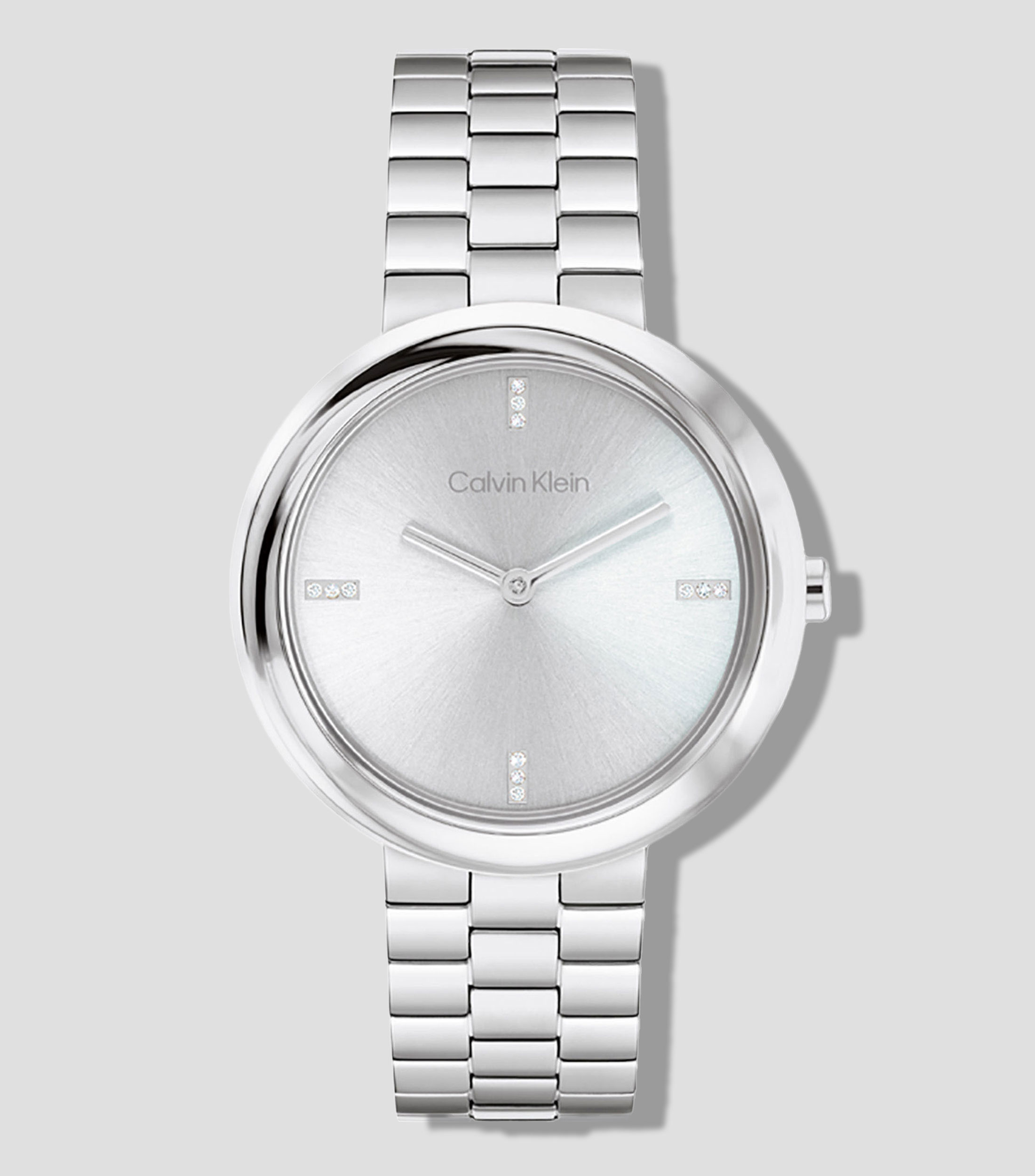 Reloj para Mujer Twisted Bezel Casual Plateado